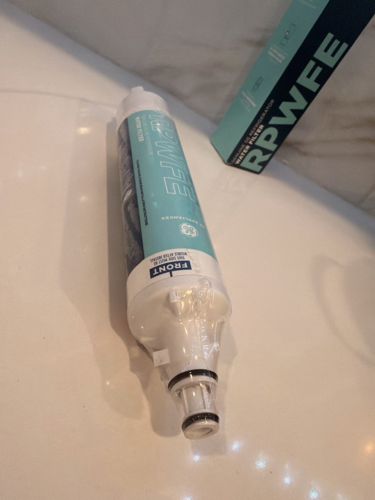GE RPWFE Refrigerator Water Filter, Genuine Replacement Filter… NEW OPEN BOX