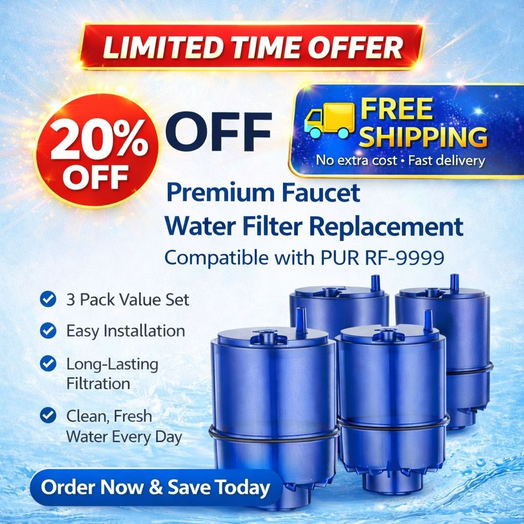 Faucet Water Filter Replacement Fit for All PUR, for PUR plus Faucet Filtration