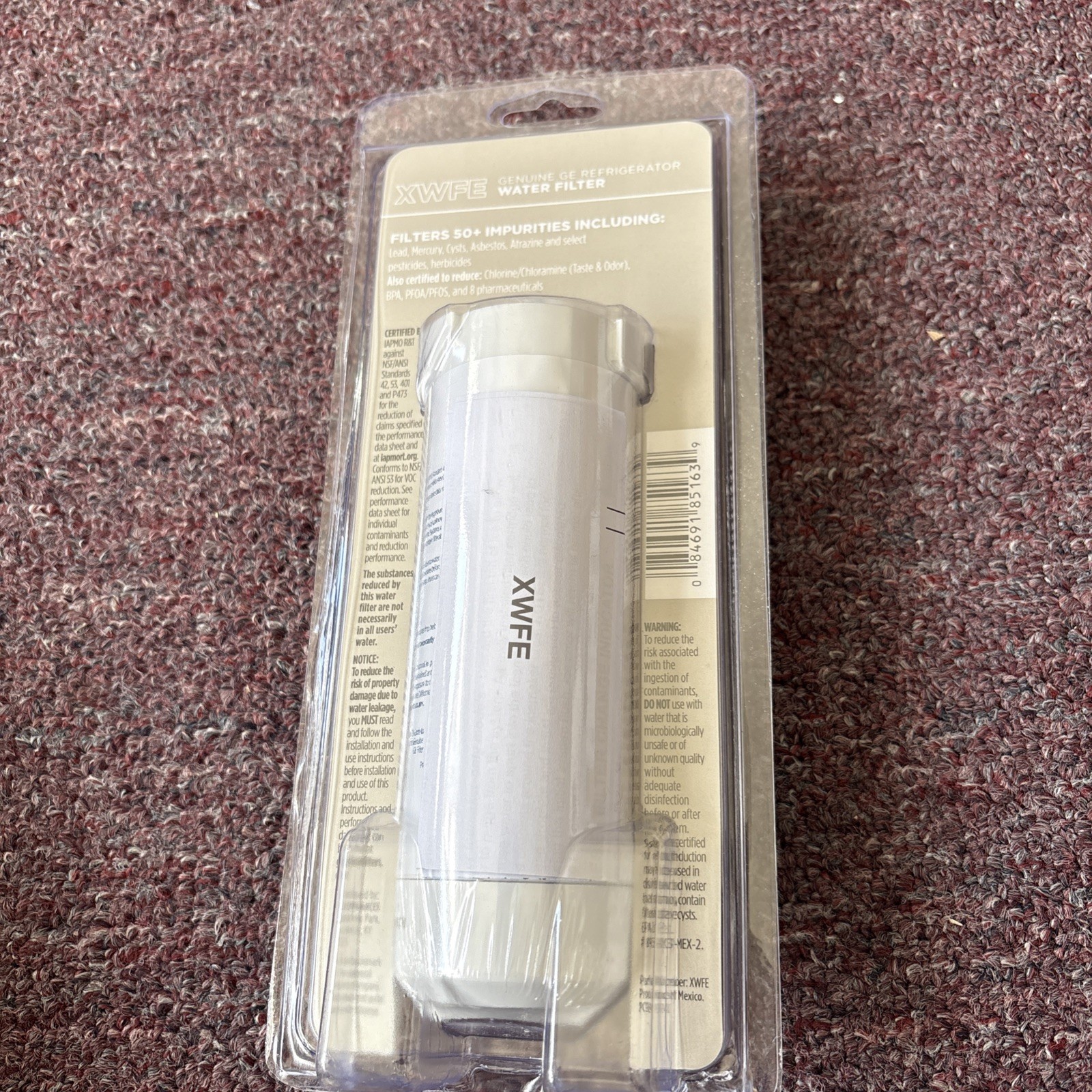 Genuine GE XWFE Refrigerator Water Filter 100% Authentic! New Sealed