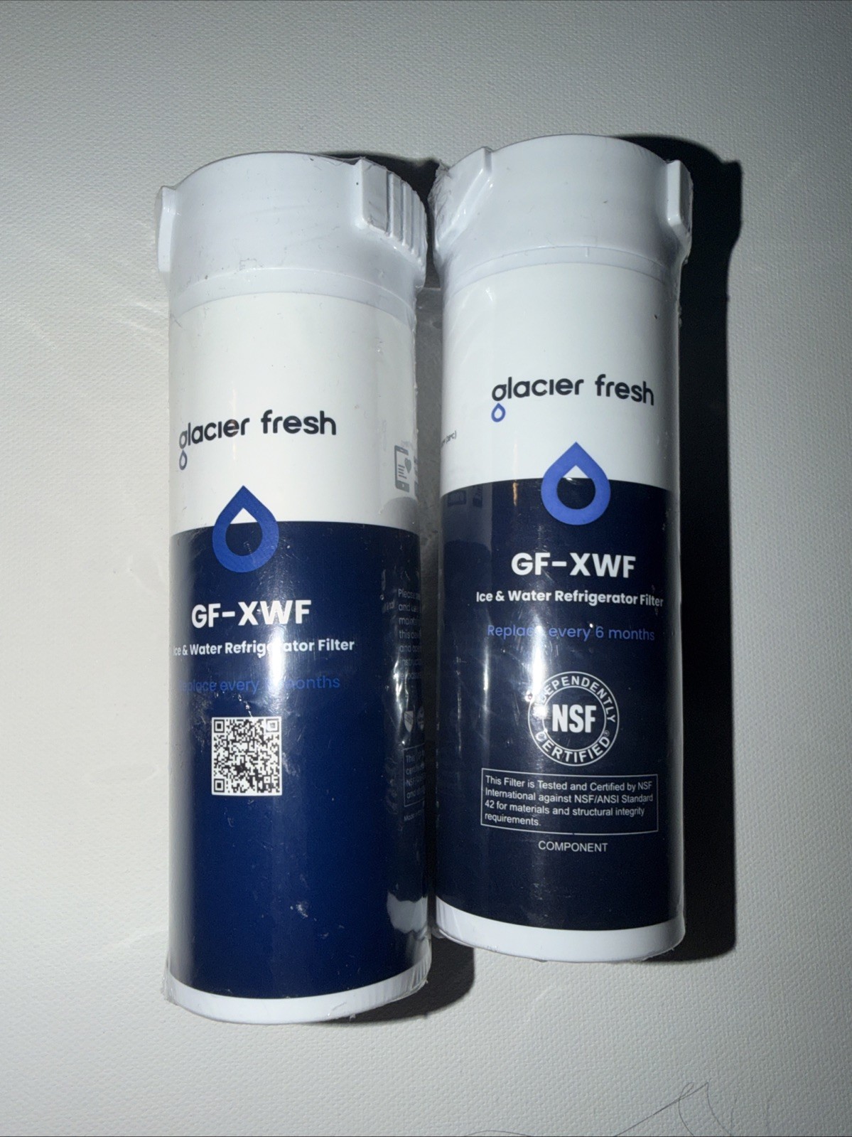 Glacier Fresh XWF Replacement Pack of 2 for GE XWF Refrigerator Water Filter