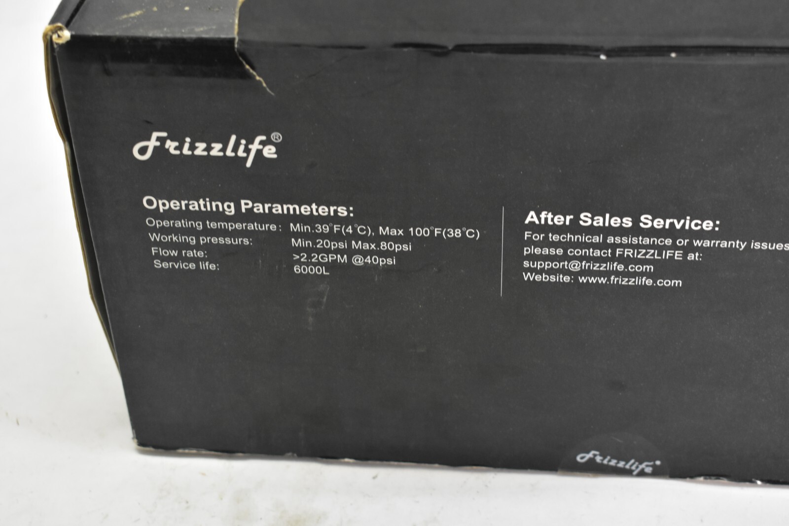 Frizzlife MK99 Under Sink Water Filtration System Replacement FILTER ONLY