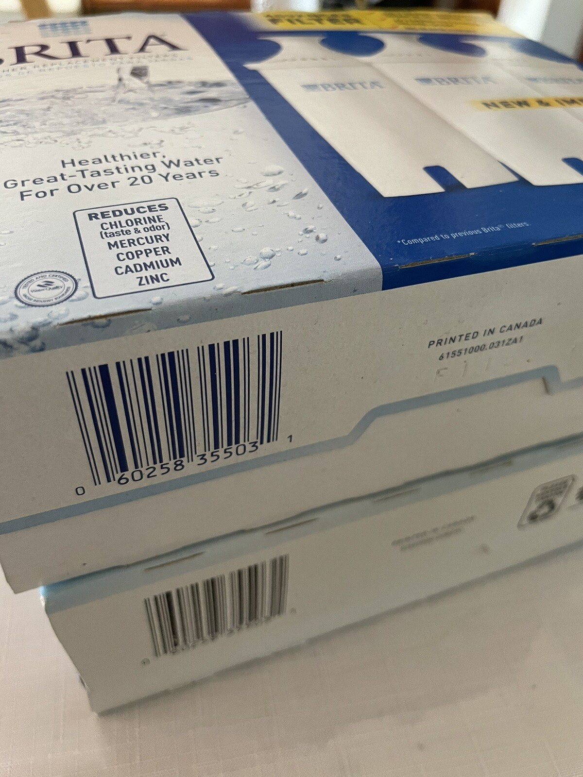 New BRITA (4) Pitcher & (2) Bottle Replacement Filters, see photos & description