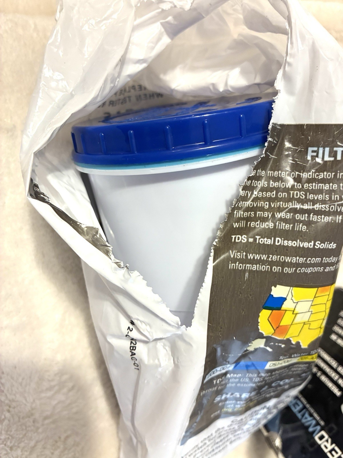 ONE Zero Water ZR-001 Replacement Filter Premium 5 Stage Ion Exchange