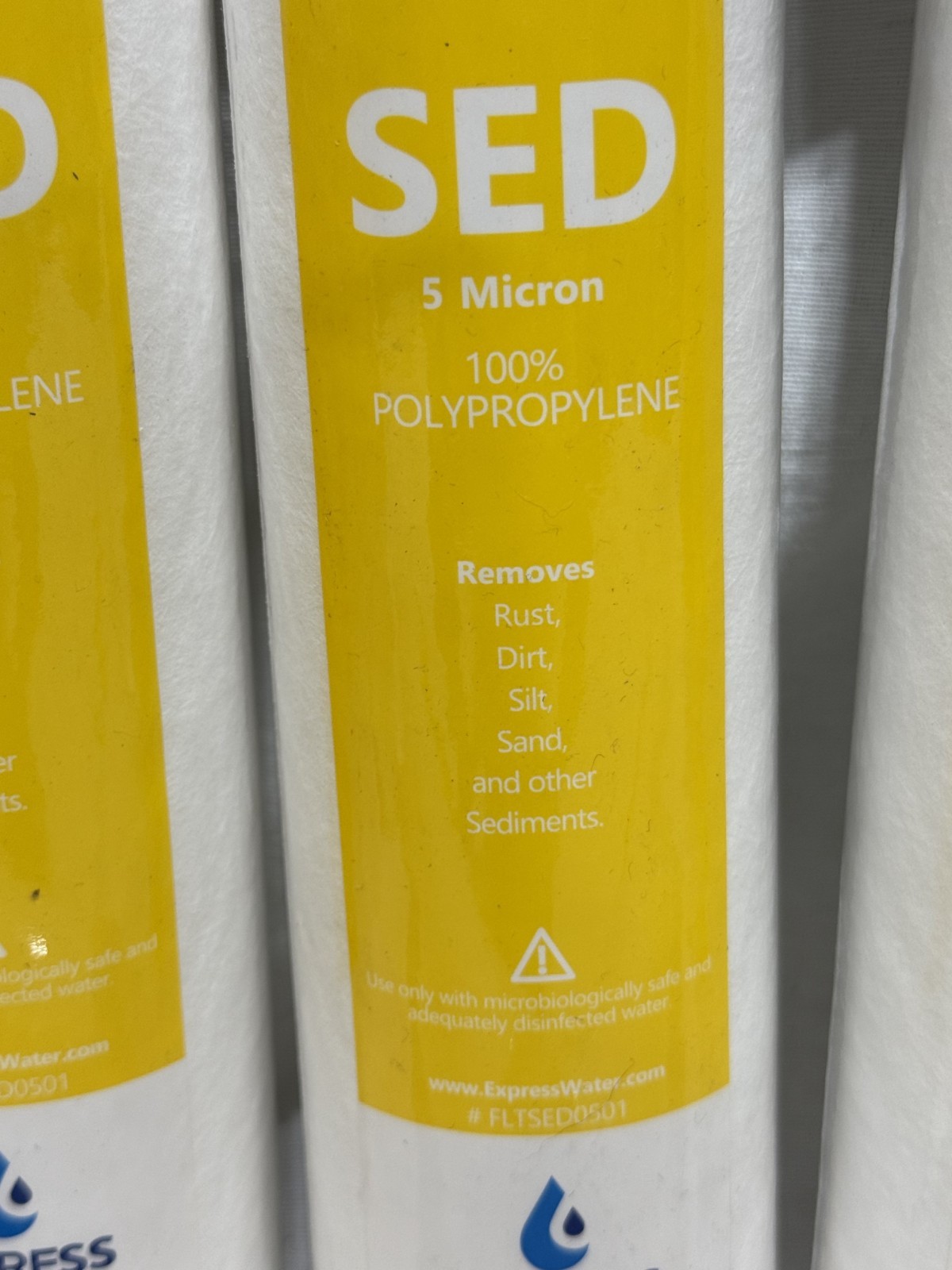 Express Water 5 Micron 10in Sediment Water Filter Cartridges 16 Pack FLTSED0501