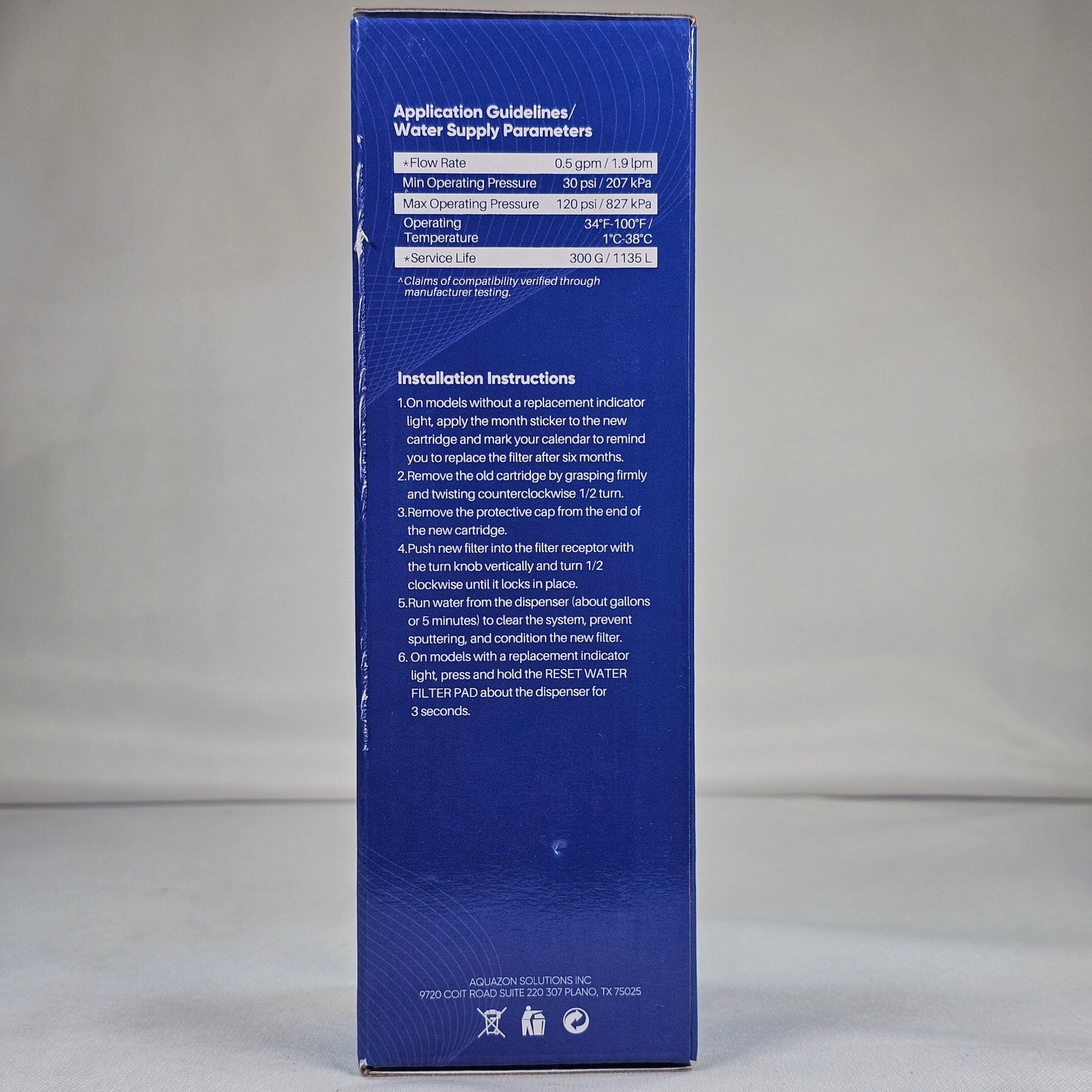 PurePlus PP-RWF4200A Refrigerator Water Filter Replacement Blue White Box NEW