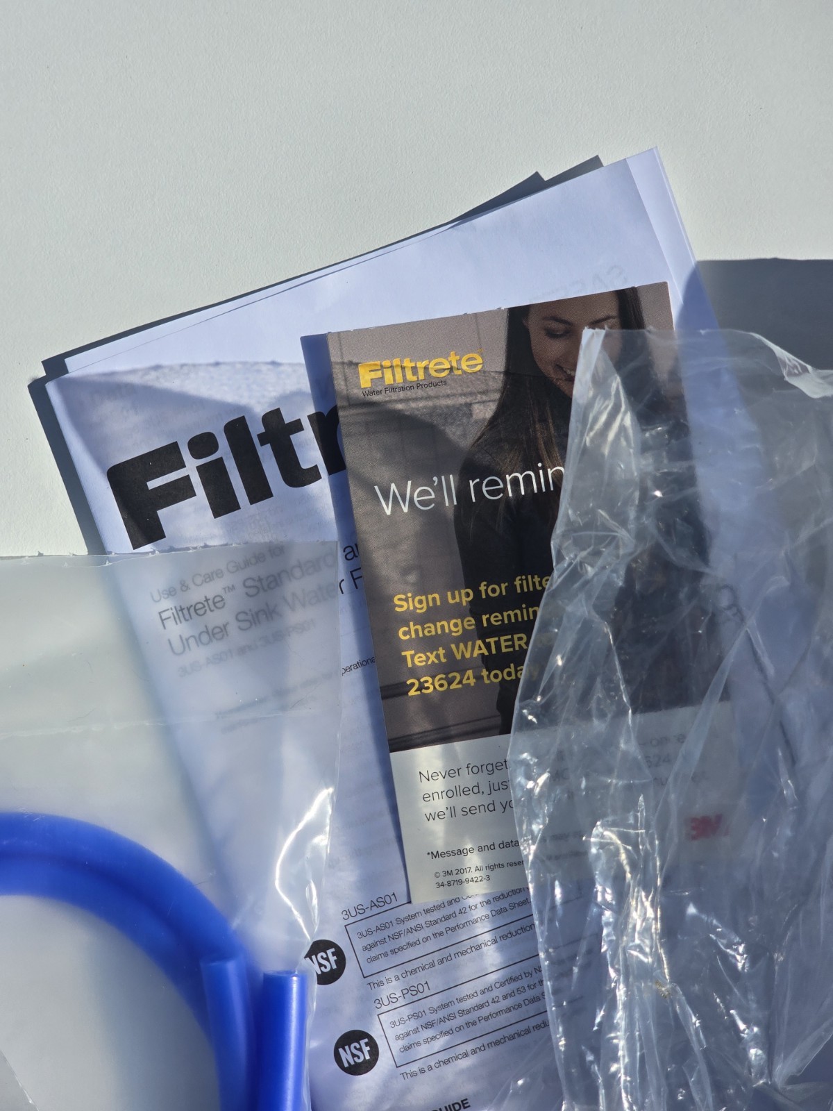 Filtrete Filter Advanced Under Sink Quick Change Water Filtration System 3USPS01