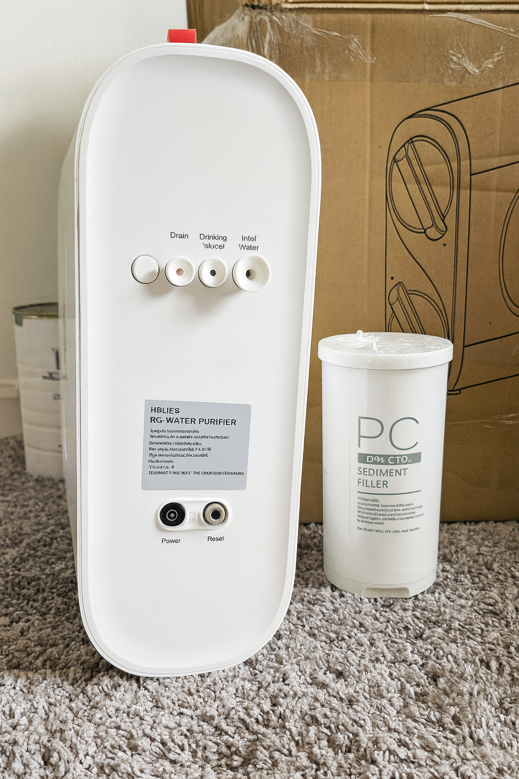 Drops tankless RO 8 stages Reverse Osmosis Water Filtration System – BP-800GD