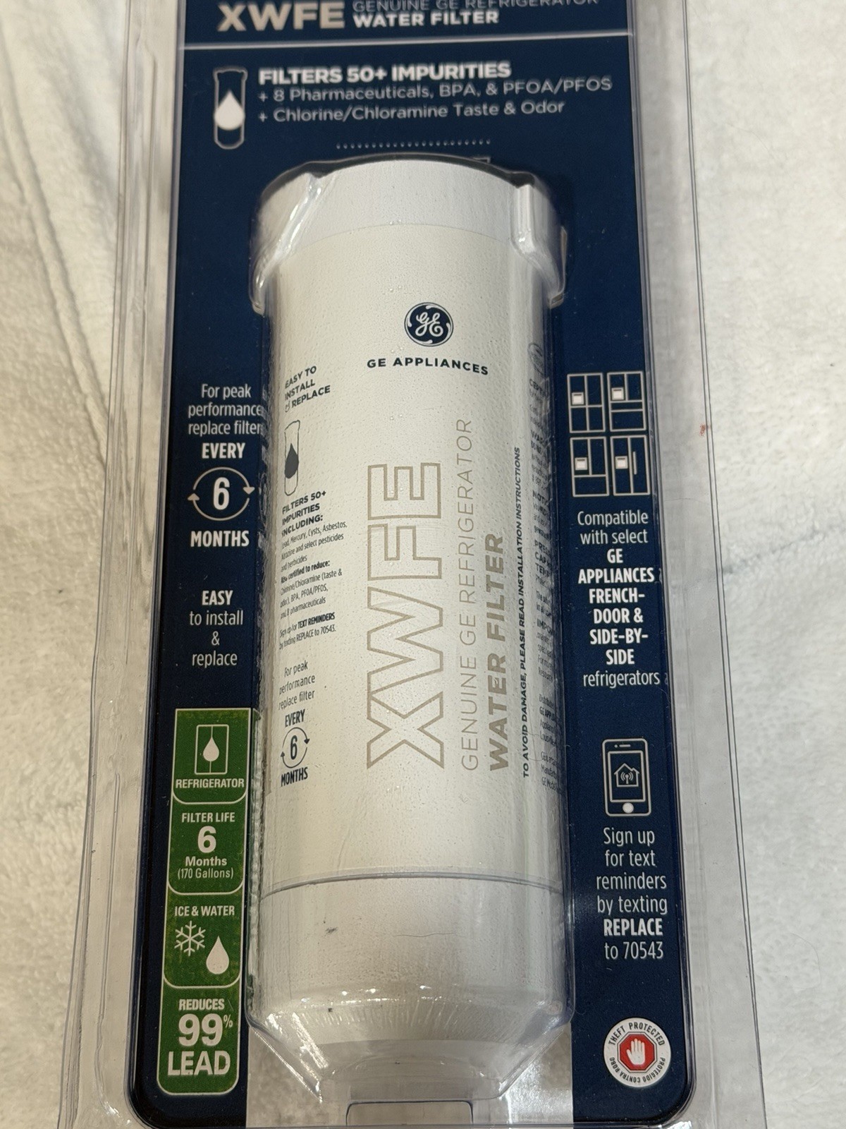 GE Twist-in Refrigerator Water Filter GE Appliances