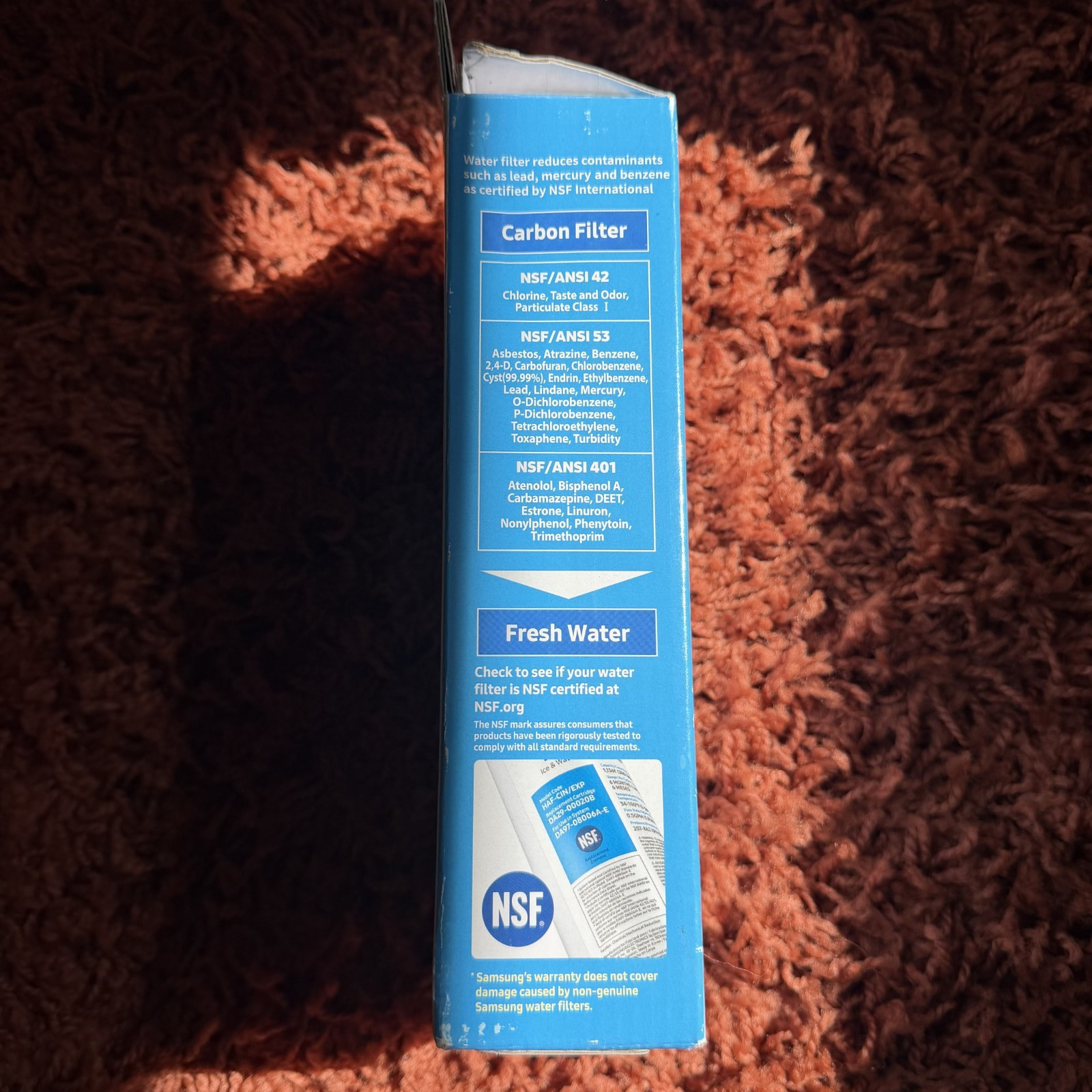 1 PACK Samsung DA29-00020B HAF-CIN/EXP Refrigerator Water Filter New Sealed
