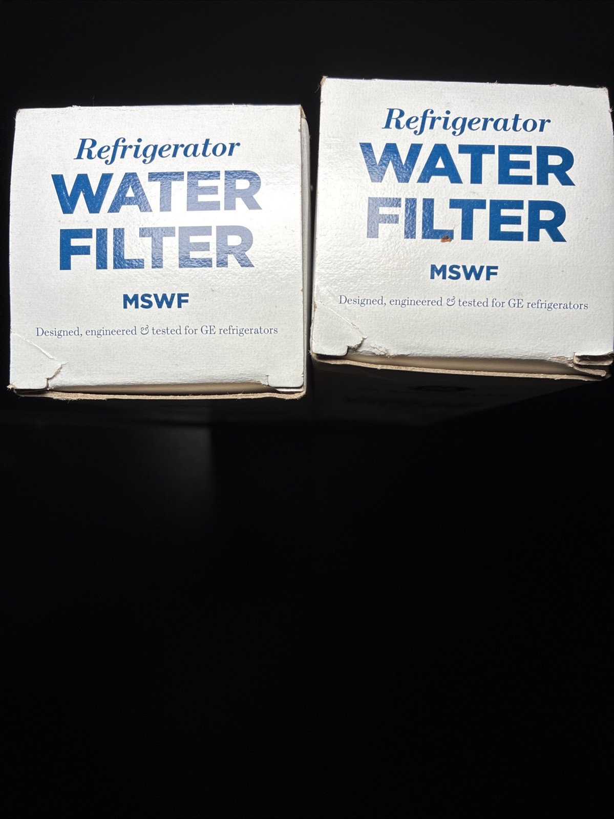 GE MSWF refrigerator water filter replacement SmartWater filter 2PACK (NEW)