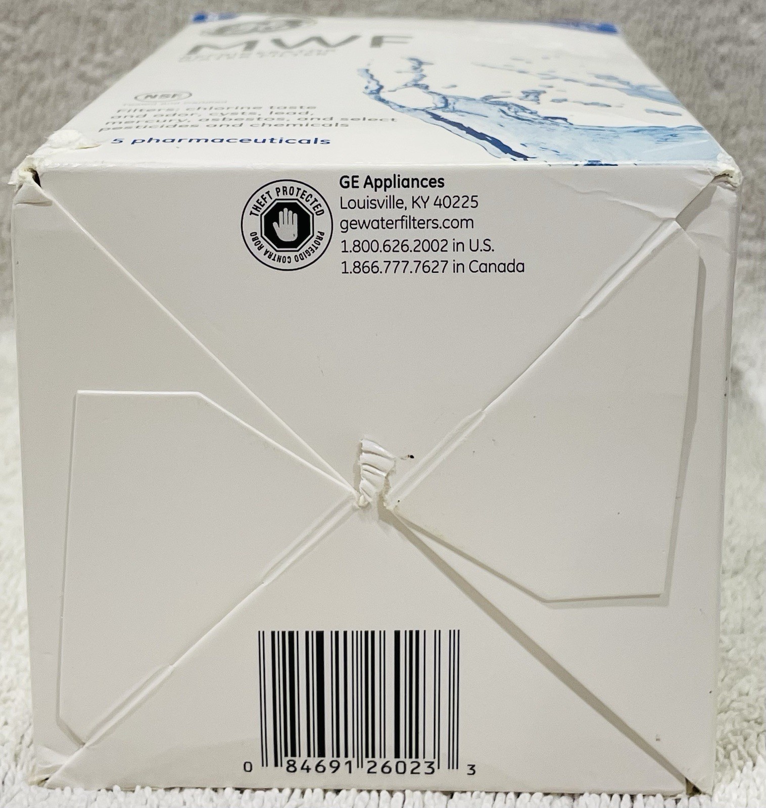 GENUINE GE MWF REFRIGERATION WATER FILTER NIB SEALED [AK]