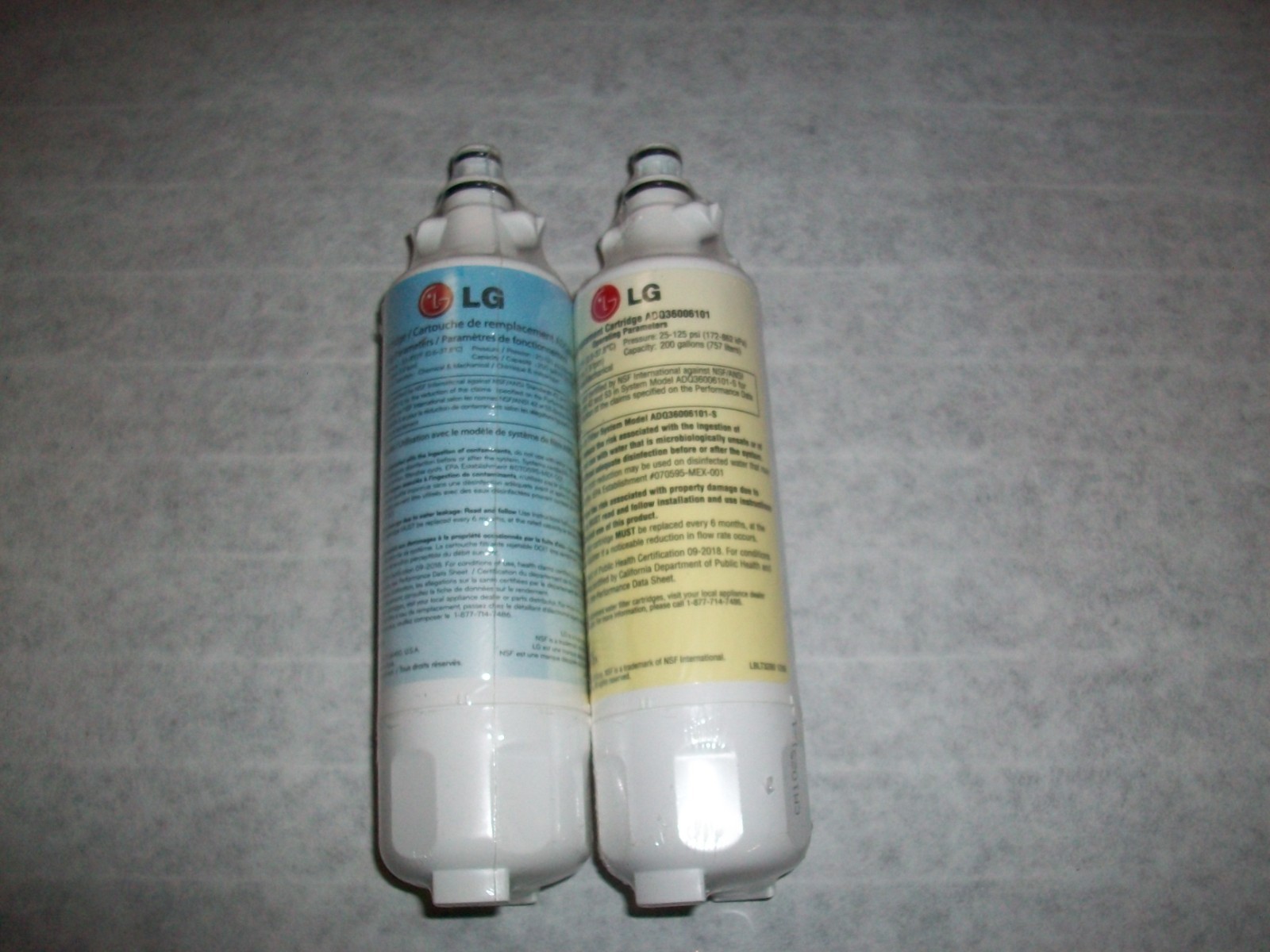 2 PACK!!! LT700P Water Filter Fit LG LT700P ADQ36006101 Kenmore 9690 46-9690