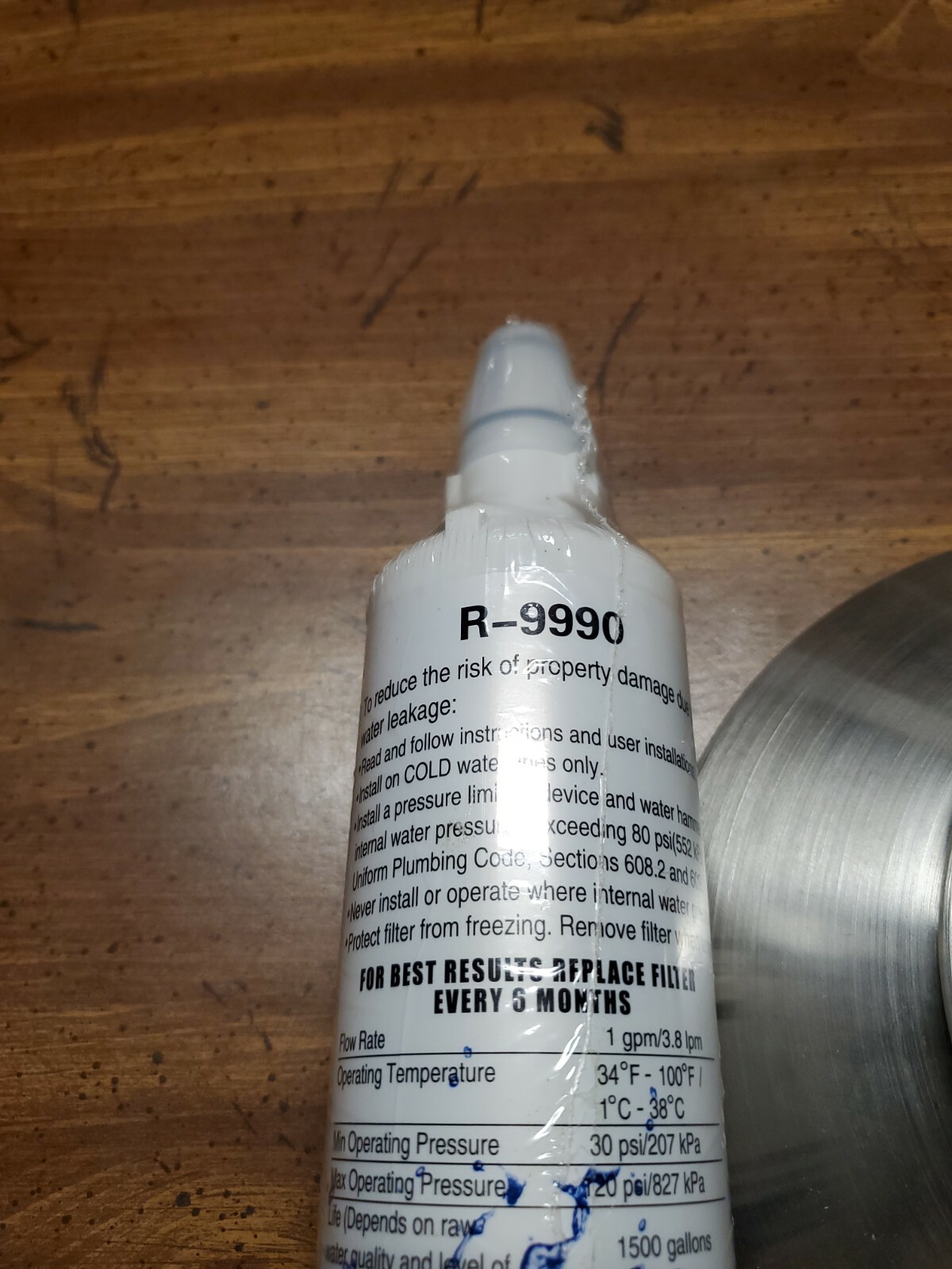 Refresh Water Filter R-9990 Fits LG LT600P 5231JA2006A KENMORE 46-9990 WF600 NEW