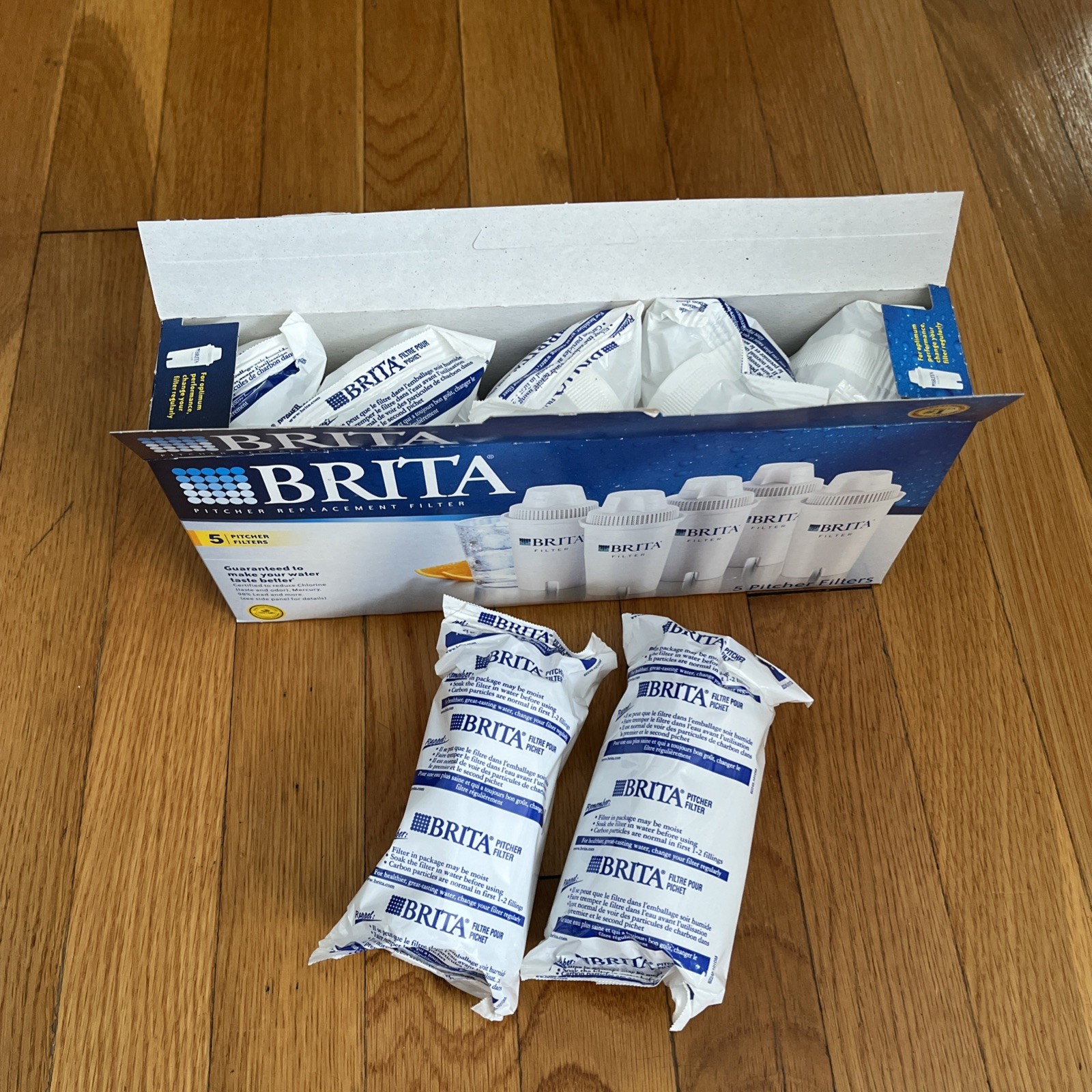 Brita Water Pitcher Replacement Filter #766229 7 PACK New Sealed 40gal 2 Month