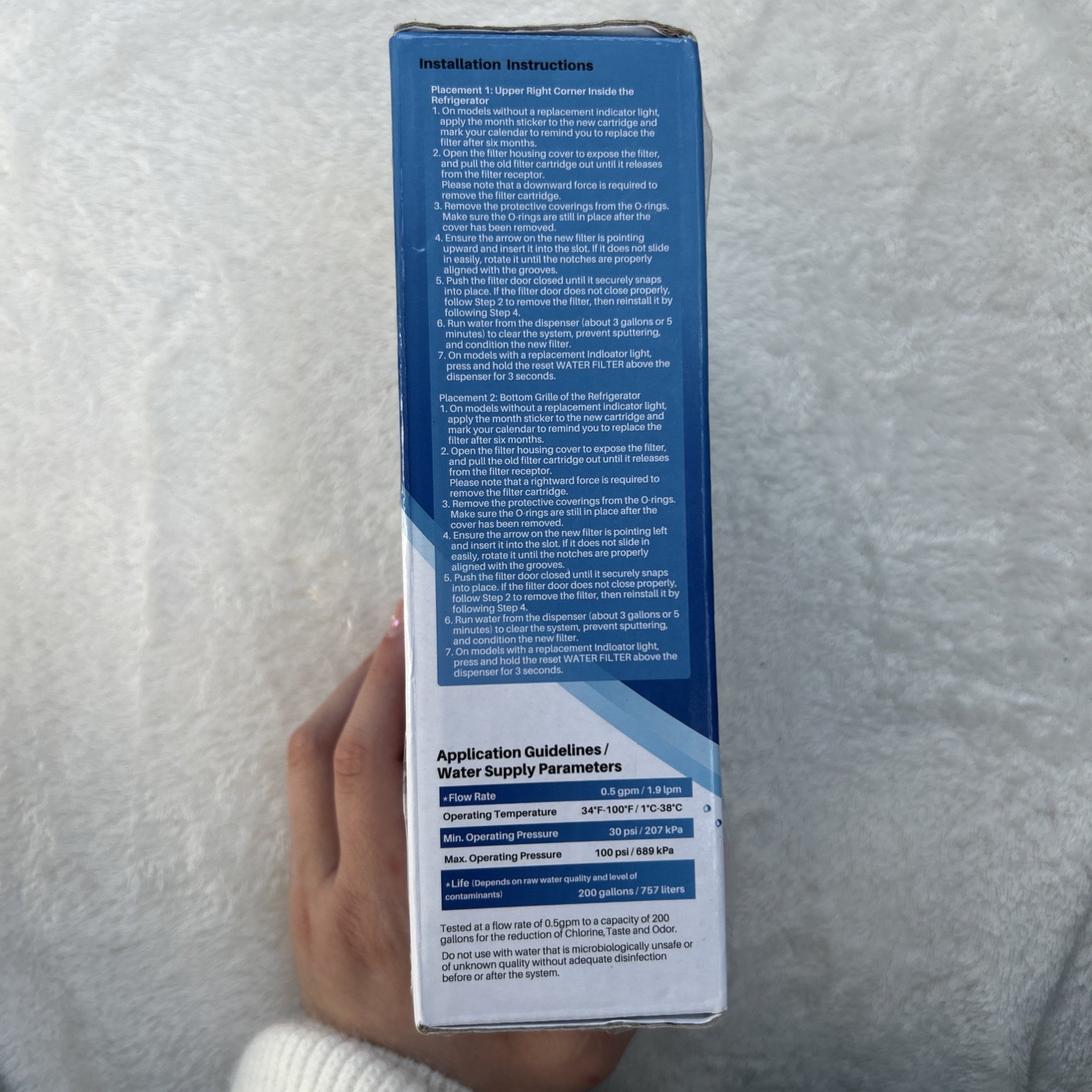 2x IcePure RWF6700A Water Filter for Multiple Refrigerators- White
