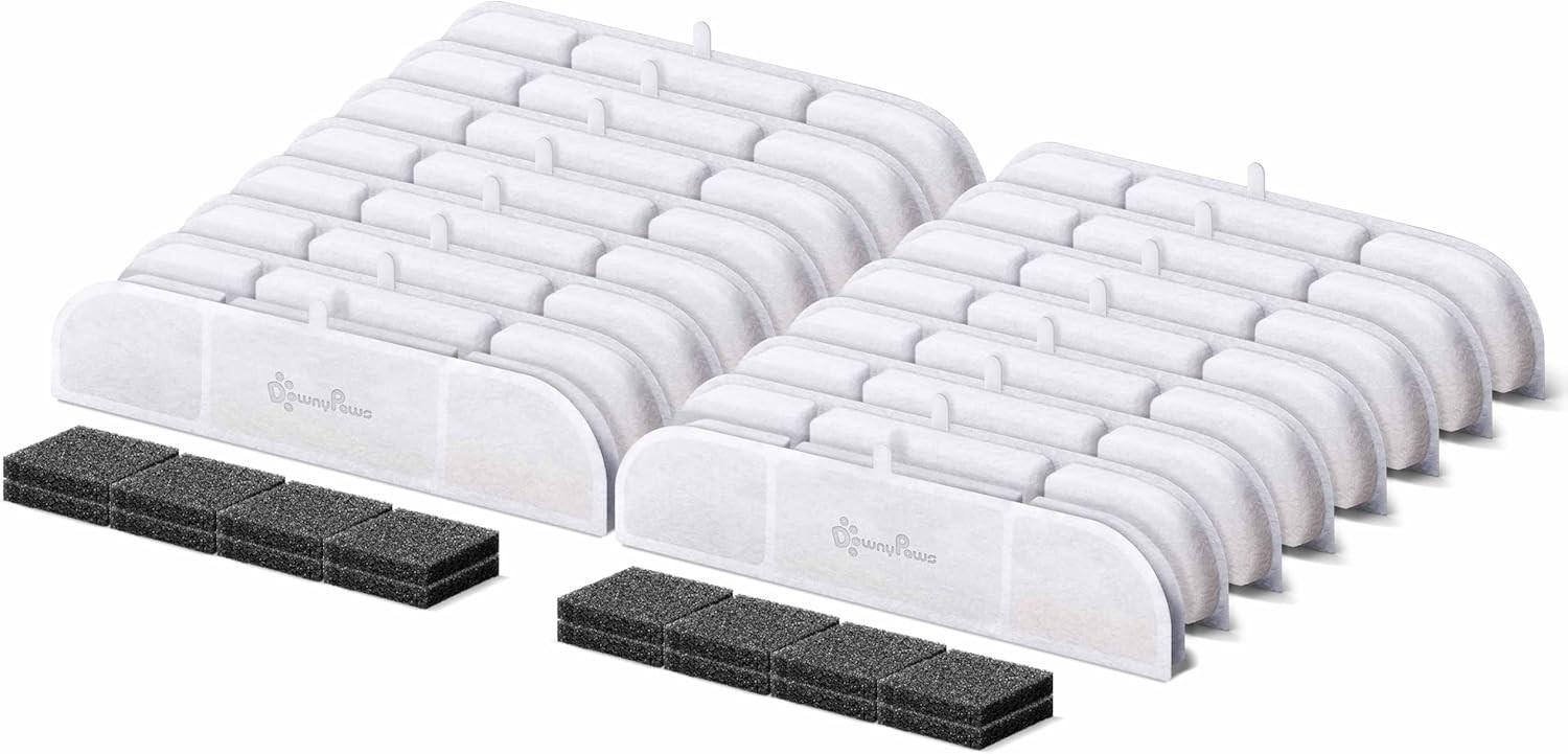 6 Packs Replacement Filters Battery Operated Cat Water Fountain DPWFP6 3 Months