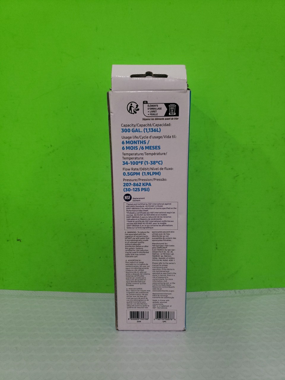Samsung OEM DA29-00020B HAF-CIN/EXP Refrigerator Ice & Water Filter Brand New