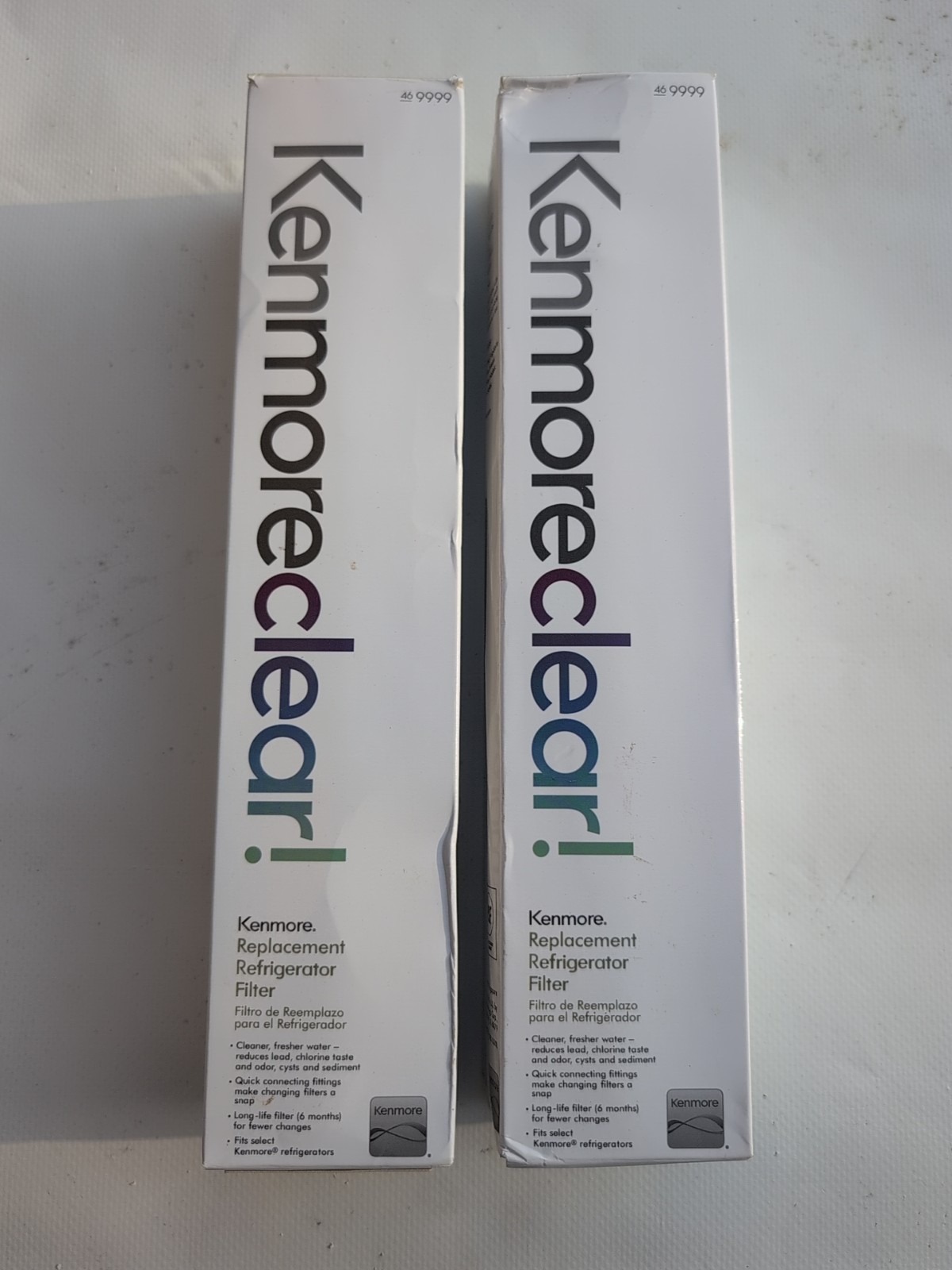 *2 Pack* Kenmore Replacement Water Filter. Model 46-9999. New In The Box. 2 Incl
