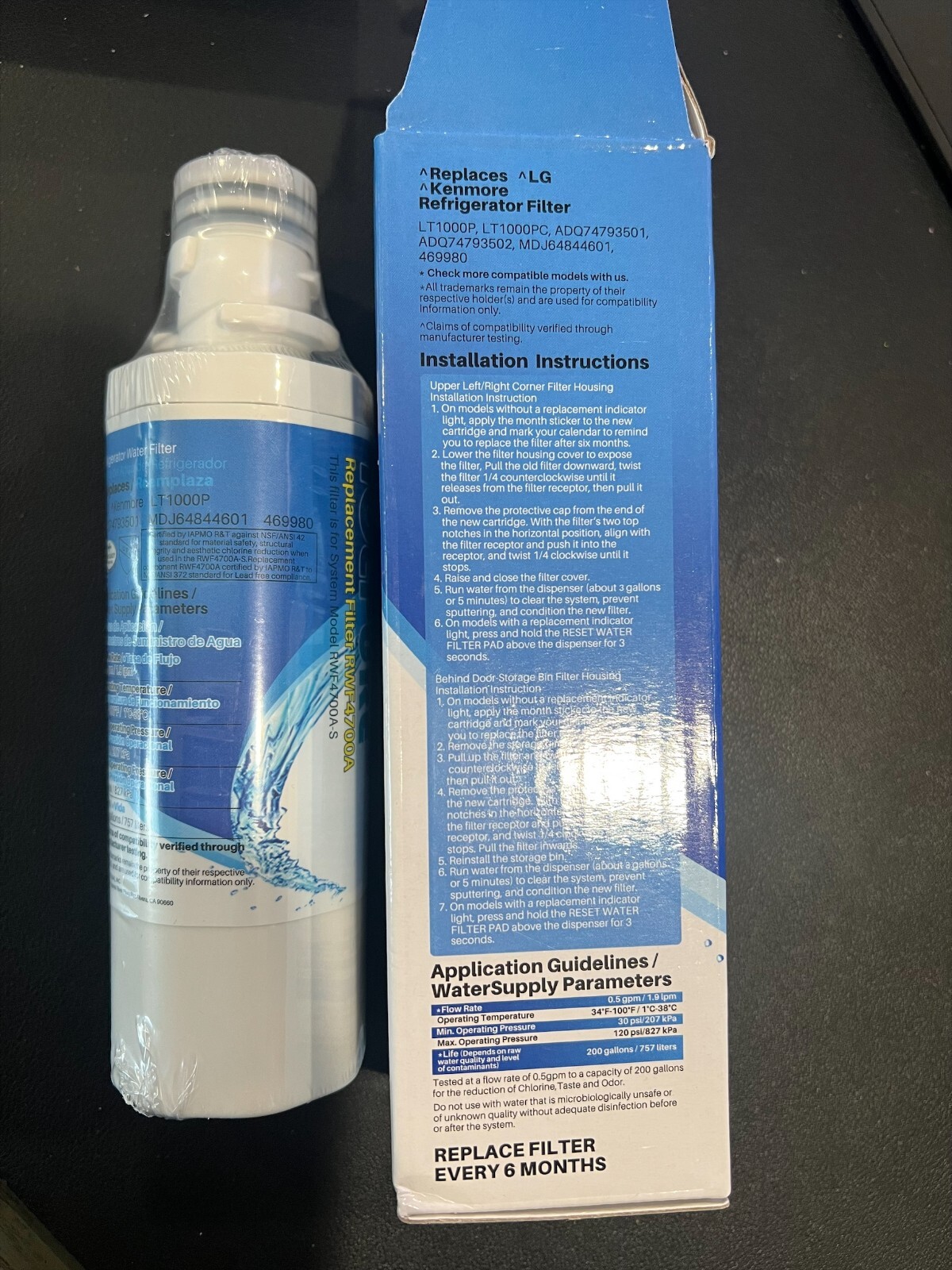 ICEPURE RWF4700A Refrigerator Water Filter -New Sealed