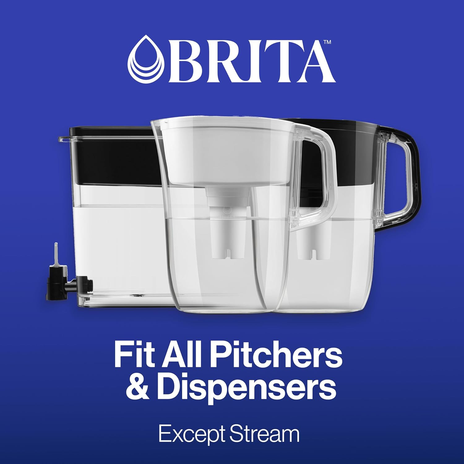 Brita Filter Replacements for Water Pitchers and Dispensers, Elite, NSF Certifie