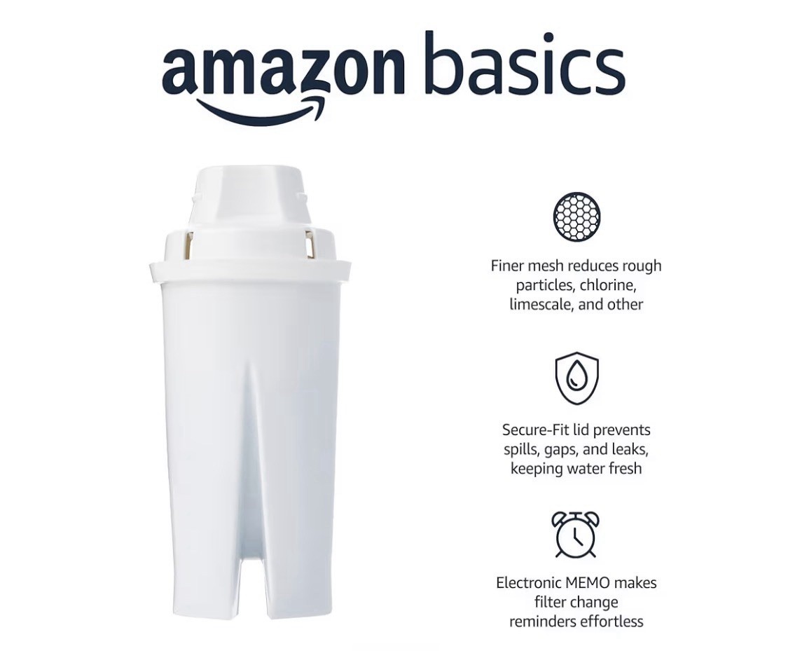 Brita Replacement Water Filters Water Pitchers, BPA-Free, 1 Year Supply, 6-Pack
