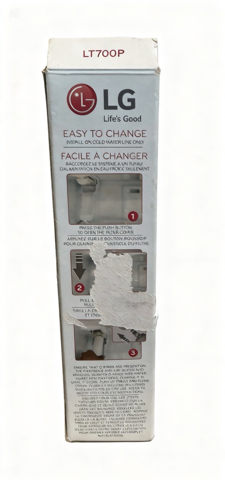 LG LT700P Refrigerator Replacement Water Filter ADQ36006101 New in Box NIB