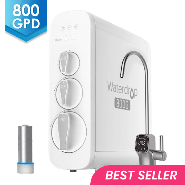 Waterdrop G3P800,800GPD Tankless RO System with UV Sterilizing Light