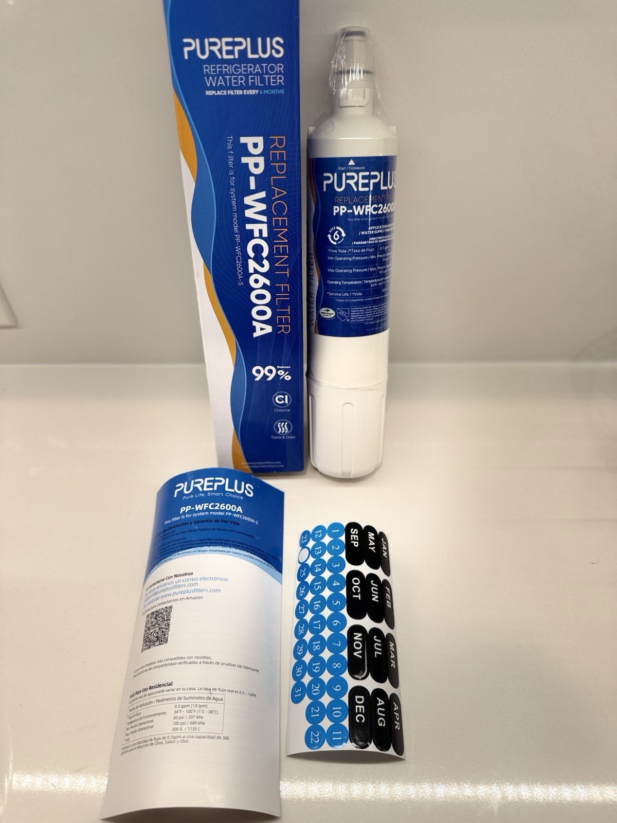 PUREPLUS 4204490 Replacement For Sub-Zero Refrigerator Filter -1 filter