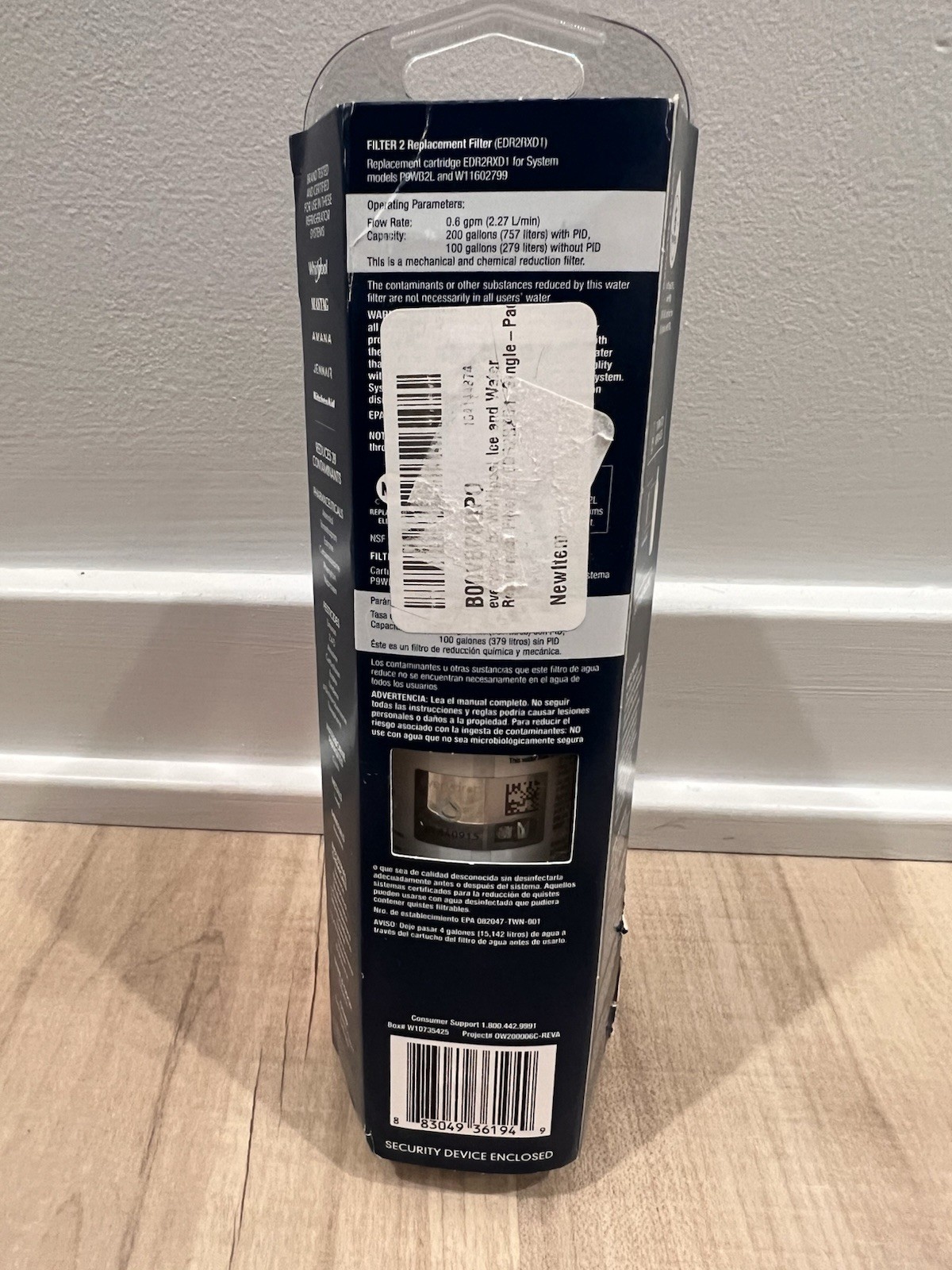 Refrigerator Filter 2 – EveryDrop Ice and Water Filter by Whirlpool Single New