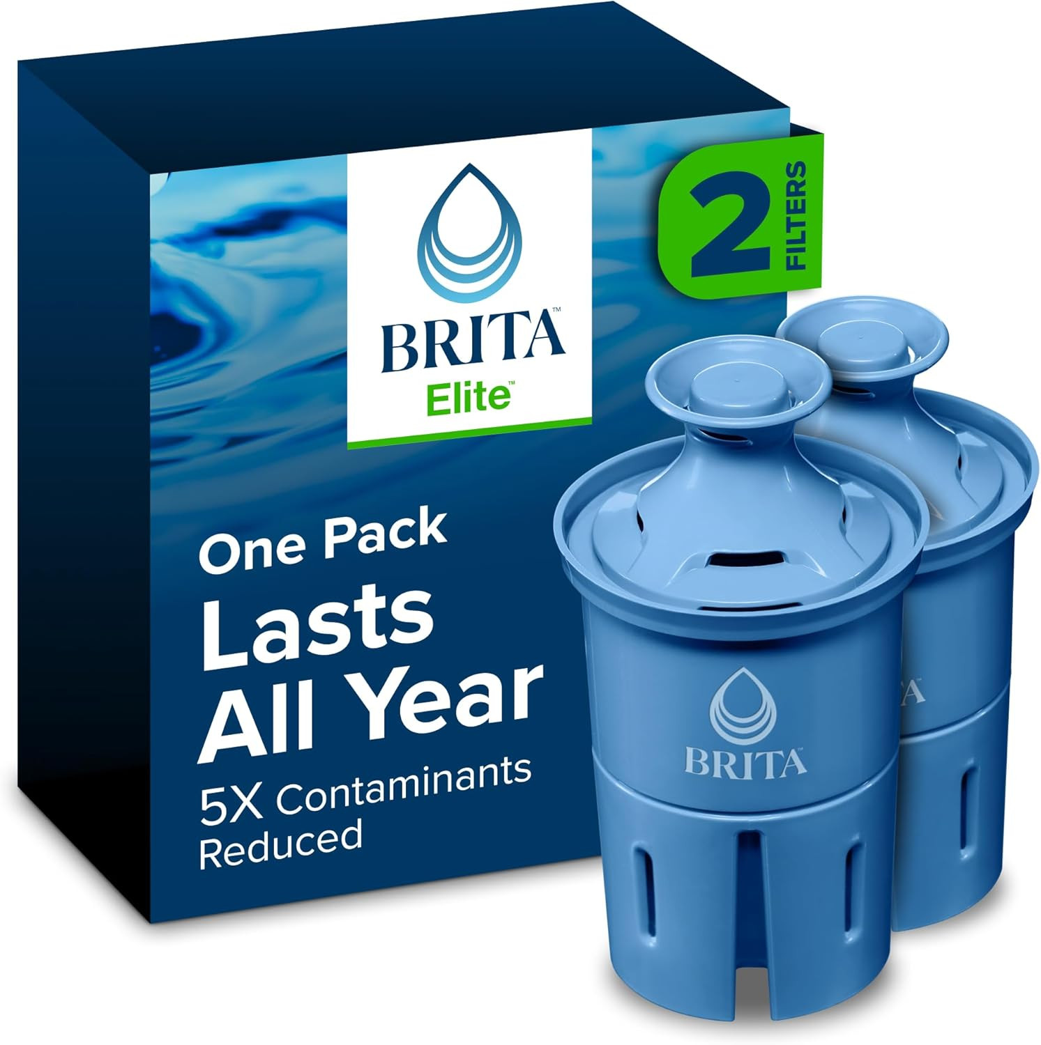 Brita Filter Replacements for Water Pitchers and Dispensers, Elite, NSF Certifie