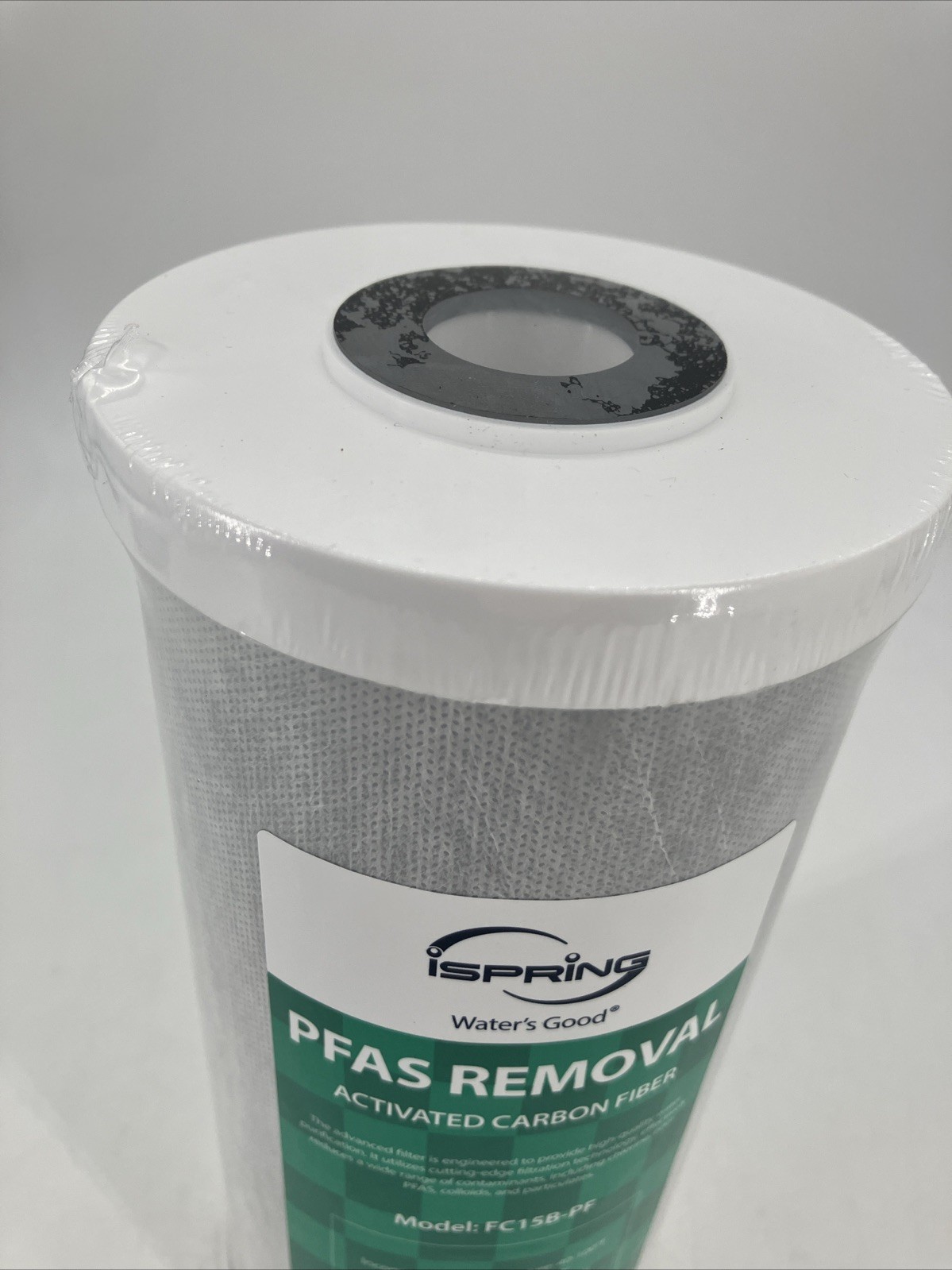 iSpring FC15B-PF: 10″ Filter, 99% PFAS, PFOA/PFOS & Chlorine Removal