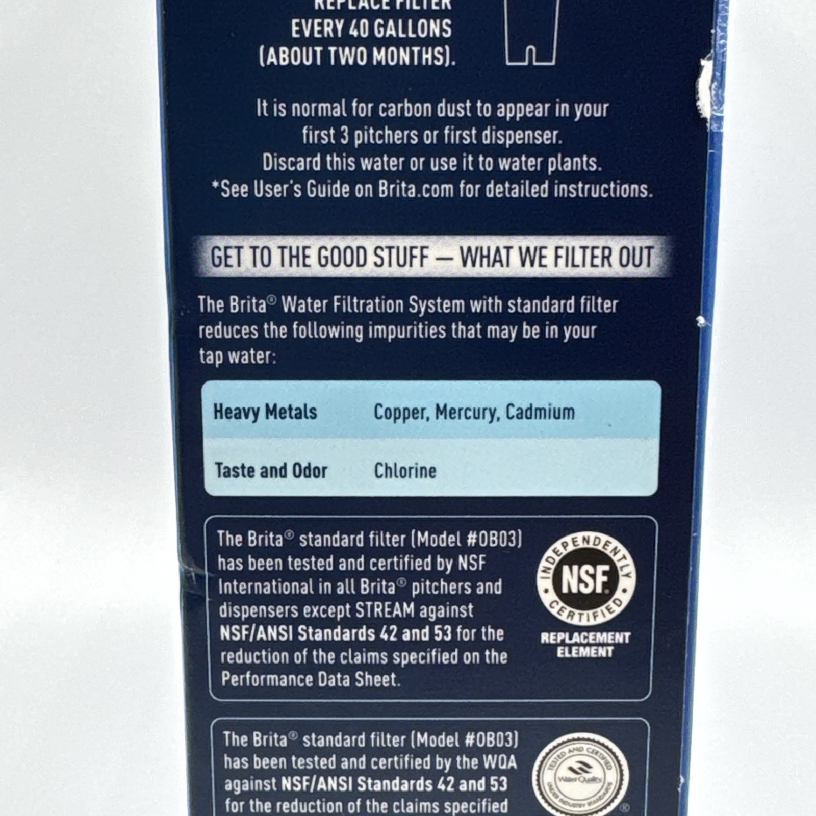 Brita Standard Replacement Filters Value Pack 10 Filters Inside Item #987554