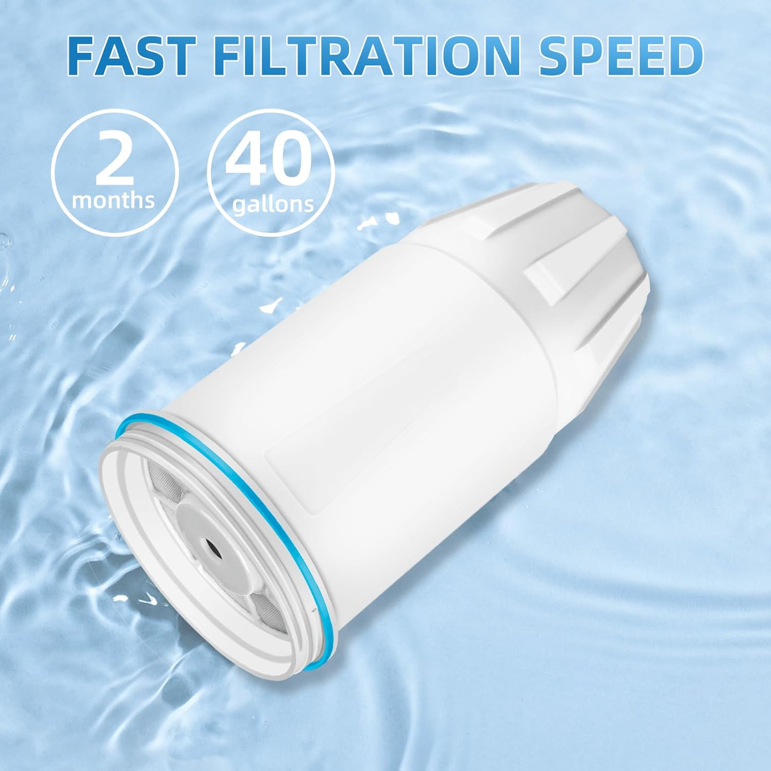Water Filter Replacement for ZERO Pitchers and Dispensers ZR-001 ZR-017 ZR-004 Z