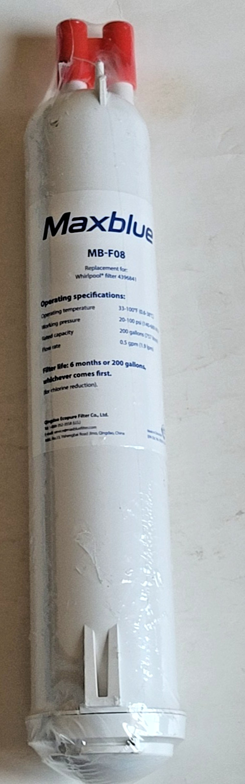 Maxblue MB-F08 Refrigerator Filter, Replacement for Kenmore® 46-9083, 46-9030