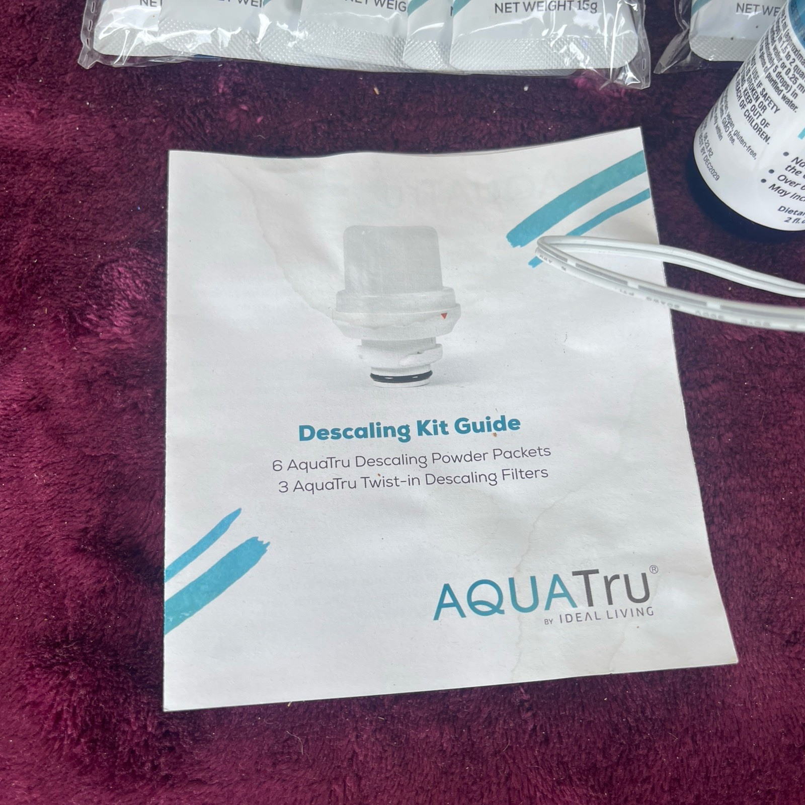 AQUATRU Carafe Countertop 4-Stage Reverse Osmosis Water Purifier System AT100