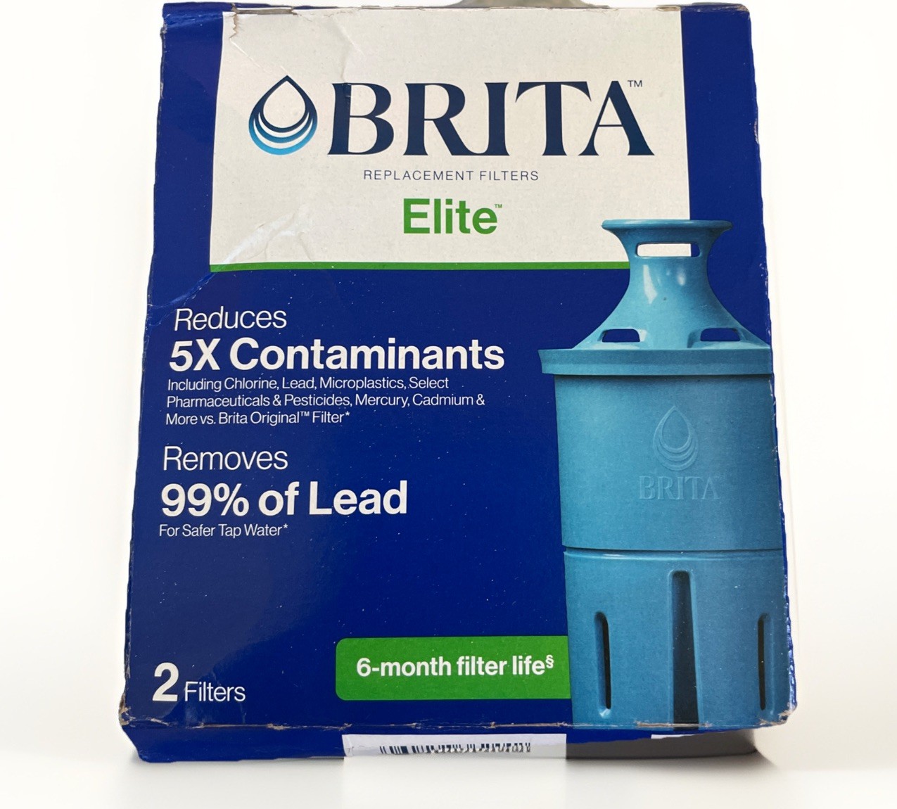 Brita Elite Replacement Filters for Brita Pitchers and Dispensers 2-Pack