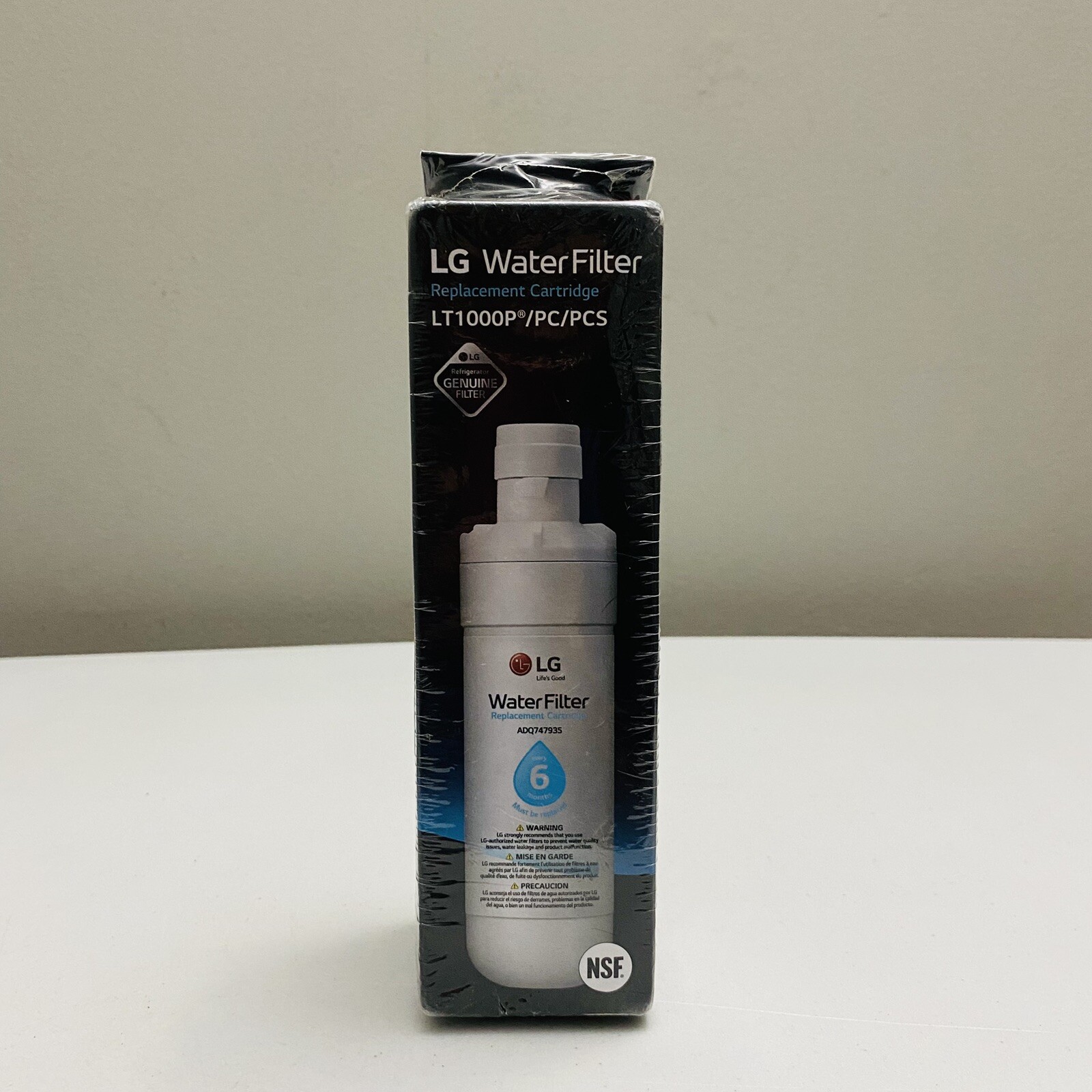 LG LT1000P 6 Month/200 Gal Capacity Water Filter Replacement Cartridge SEALED