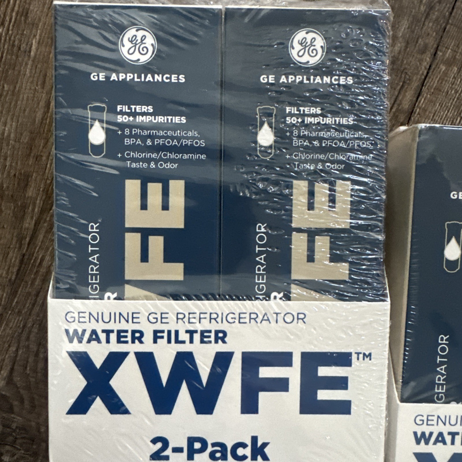 4 Pack NIB Sealed GE Appliances XWFE Refrigerator Water Filter – White