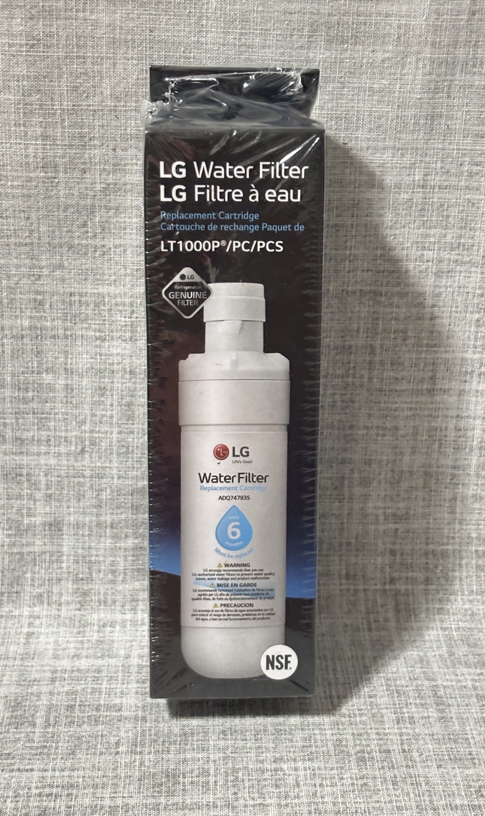 LG LT1000P Water Filter Replacement Cartridge ADQ747935
