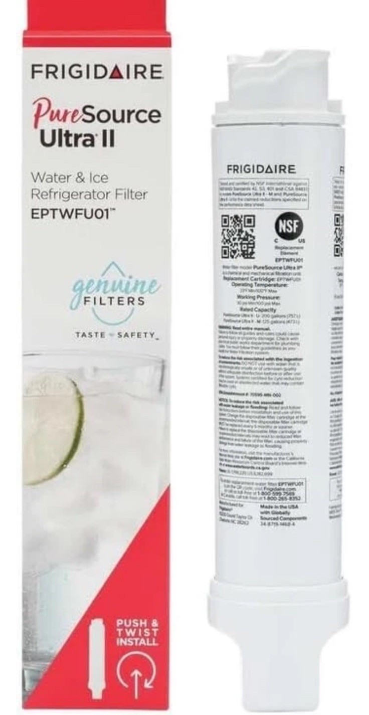Frigidaire EPTWFU01 Water Filtration Filter, 1 Count, White