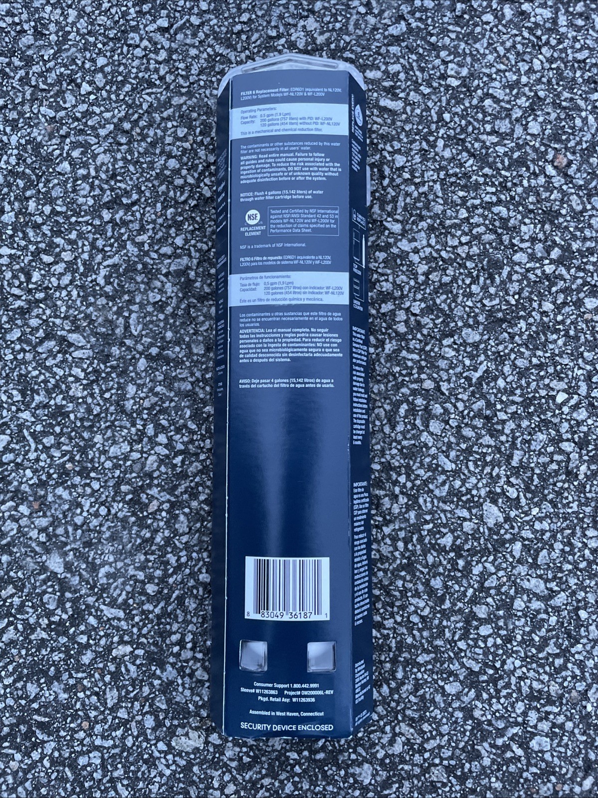 Everydrop by Whirlpool Ice and Water Refrigerator Filter 6 EDR6D1 Single Pack