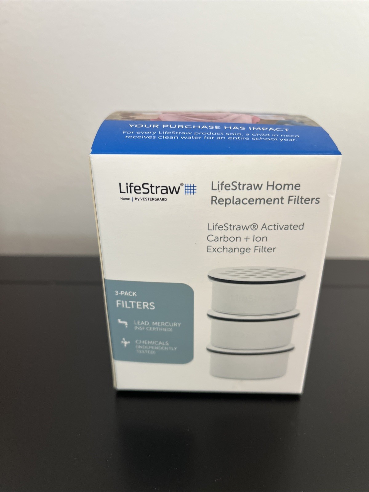 LifeStraw Home Replacement Filters Activated Carbon + Ion Exchange Filter