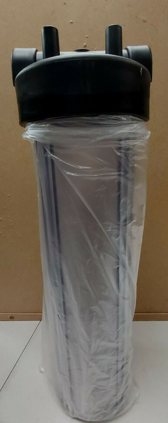 4 Pack Whole House 20″ x4.5″ BB Purple Clear Water Filter Housing AS IS