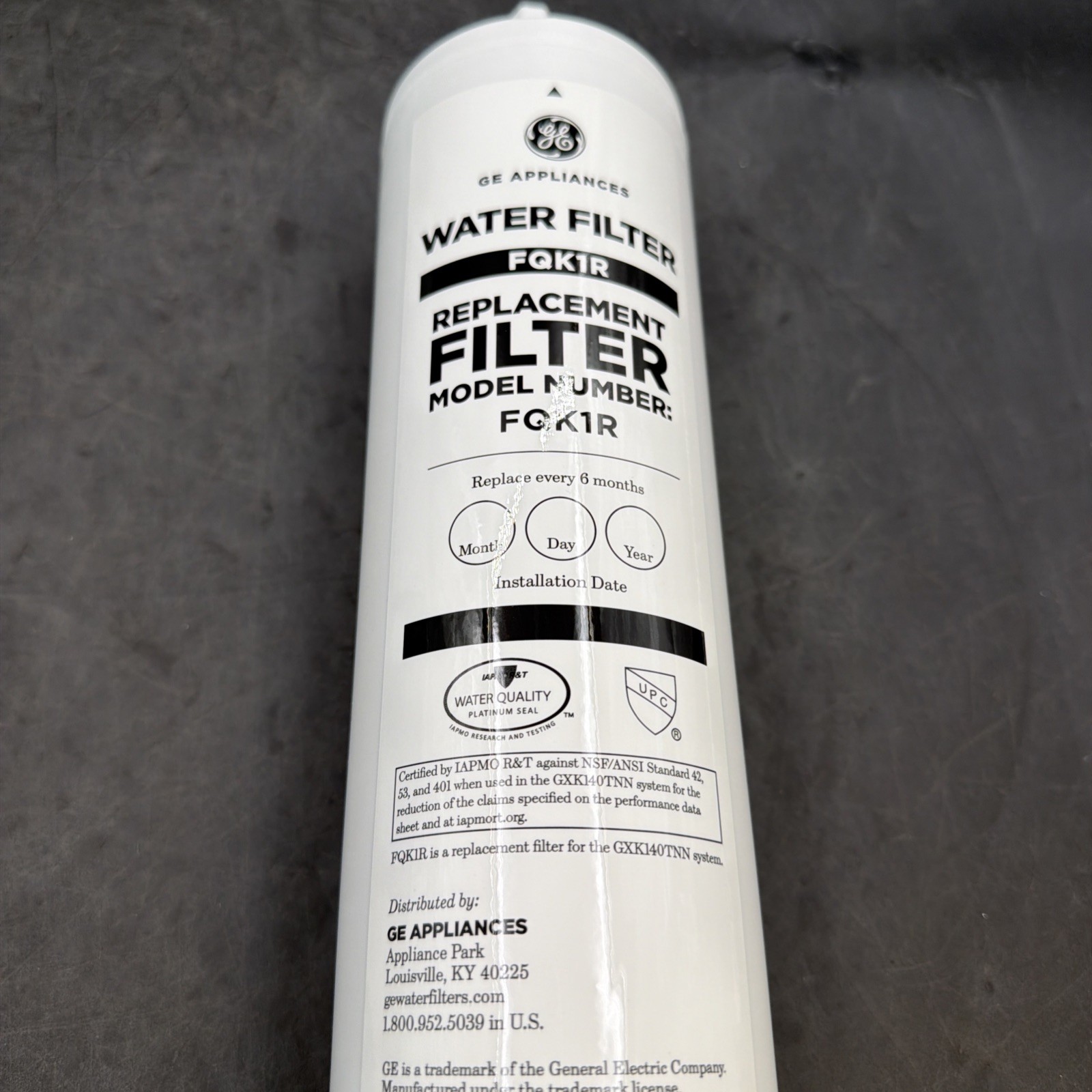 GE Under Sink Single Stage High Flow Water Filtration System GXK140TNN