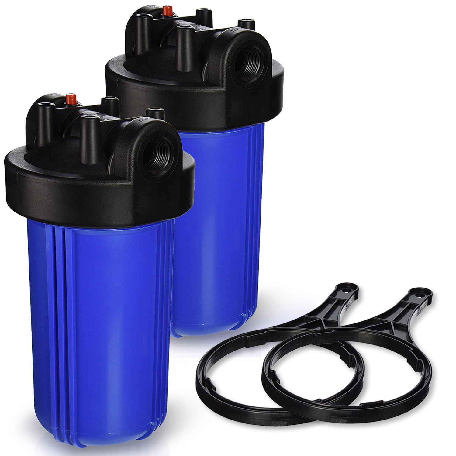 iSpring HB18B 10″ X 4.5″ in Water Filter Housing 1»Out/Inlet Heavy Duty, 2 Pack