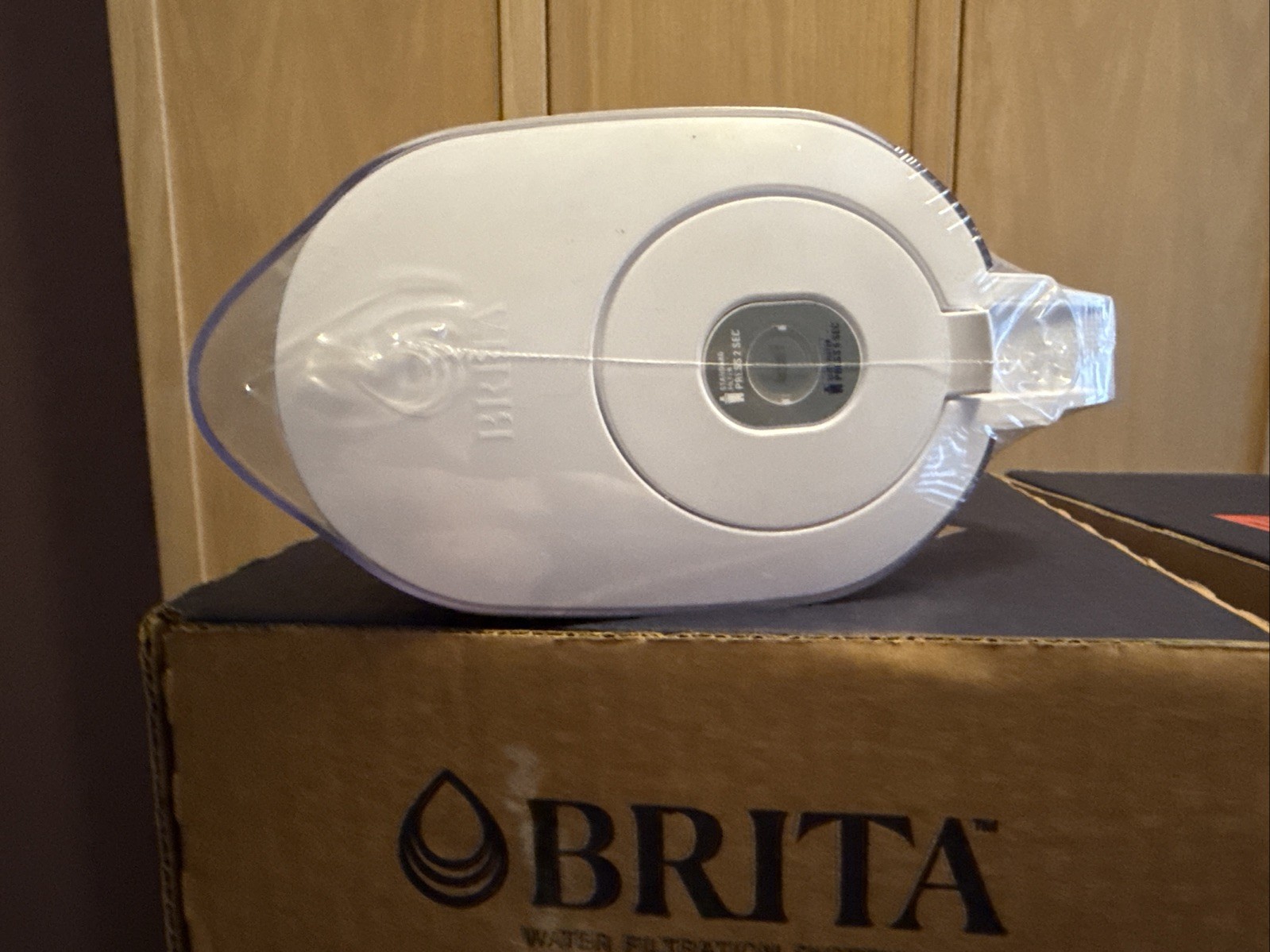 Brita Metro Water Filter Pitcher 6 Cup BPA-Free + 1 Brita Filter, open box.
