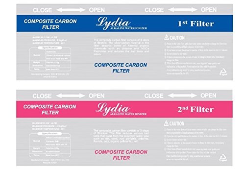 EOS Lydia Original Water Ionizer Replacement Filter 1st+2nd(IFE-0020)for Genesis