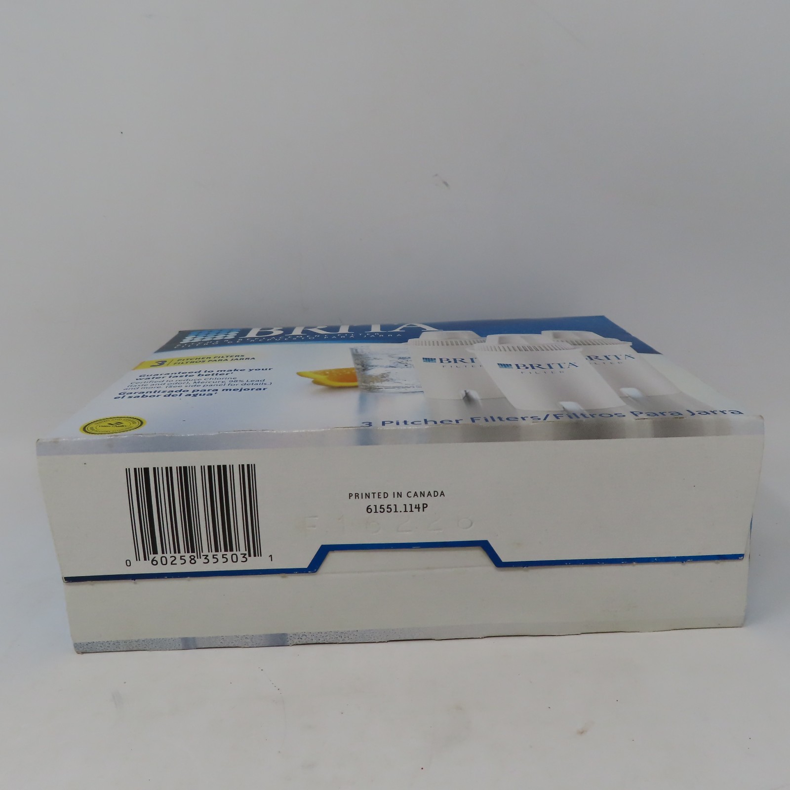 New GENUINE BRITA Water Filter Pitcher Replacement Filters 3 Count Pack Sealed