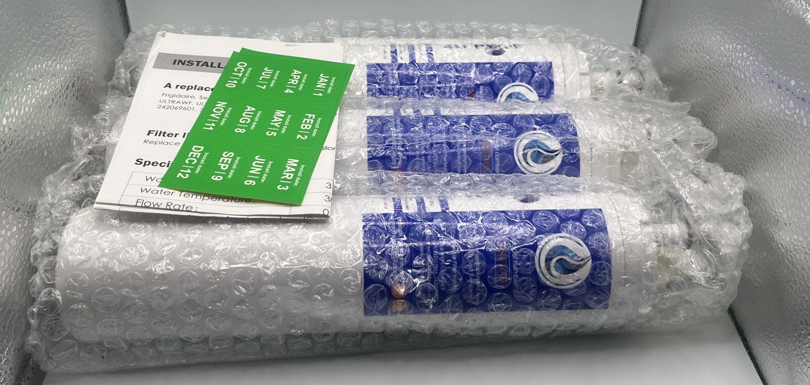 3-Water Filters 4U PURE Replace Every 6 Months SMF1005 ULTRAWF ULTRA-WF Or 200 G