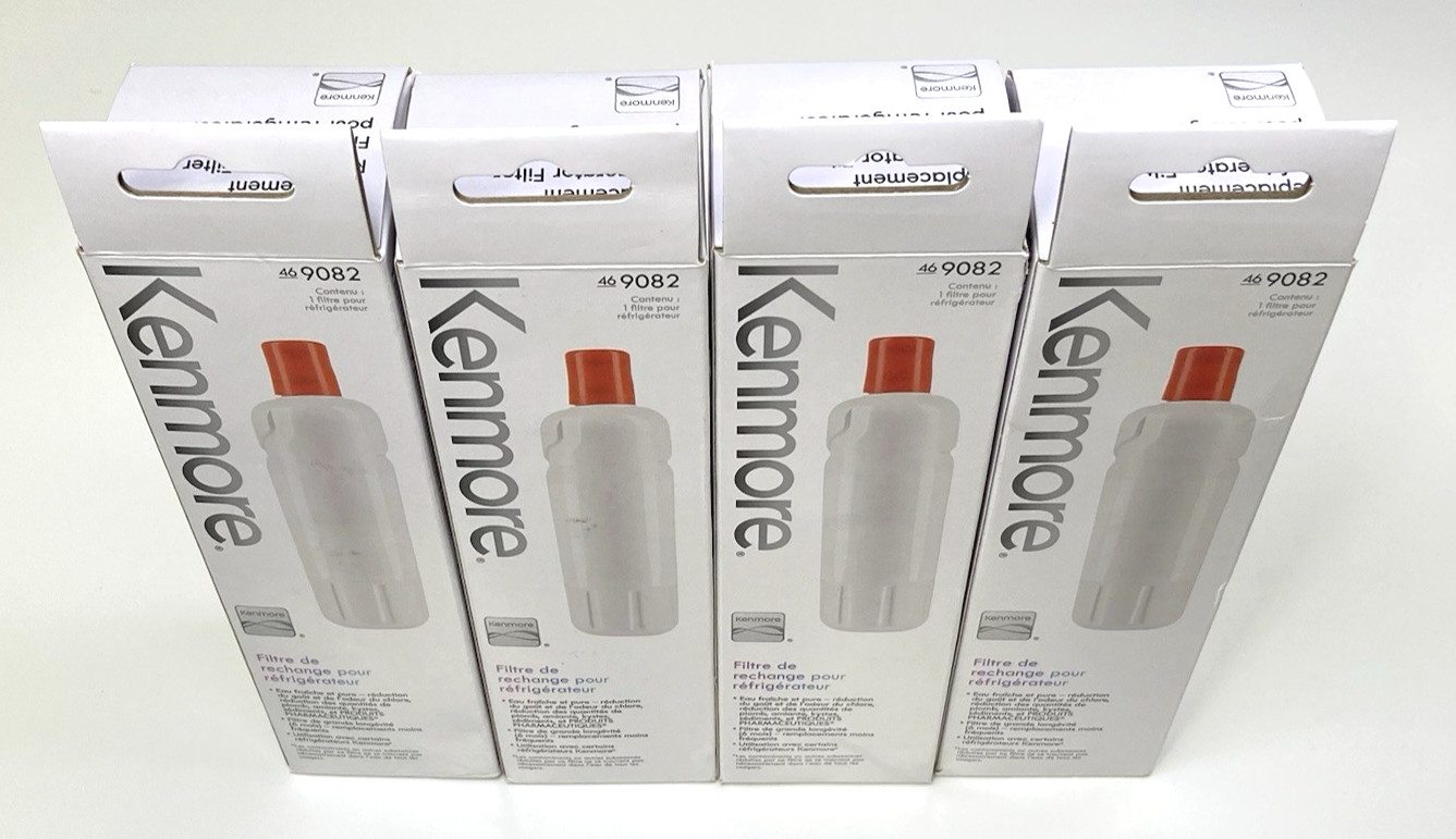 4- New, 9082 Replacement Refrigerator Filter Kenmore 46-9082,46-9903, Free Ship